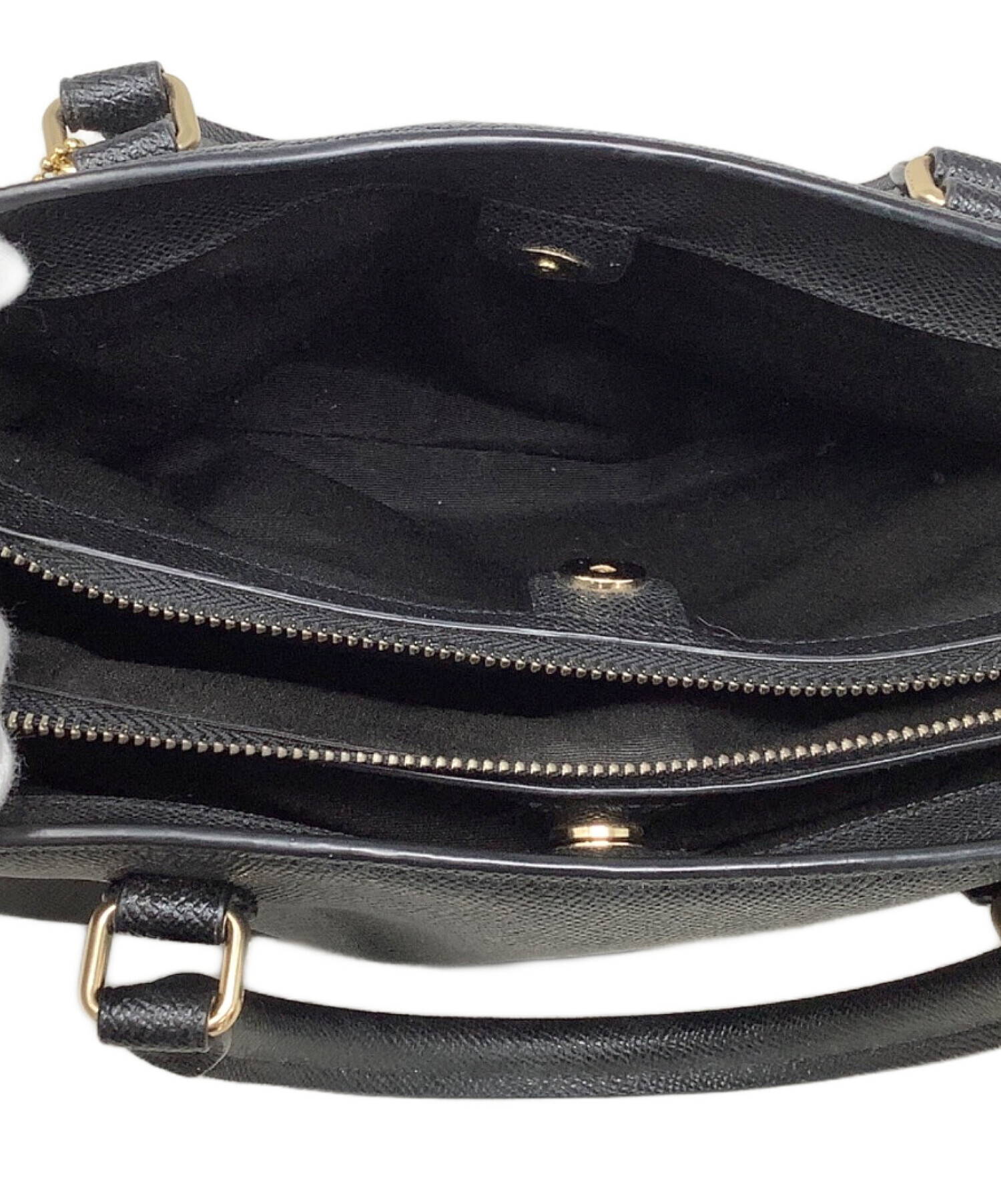 中古・古着通販】COACH (コーチ) 2WAYショルダーバッグ ブラック