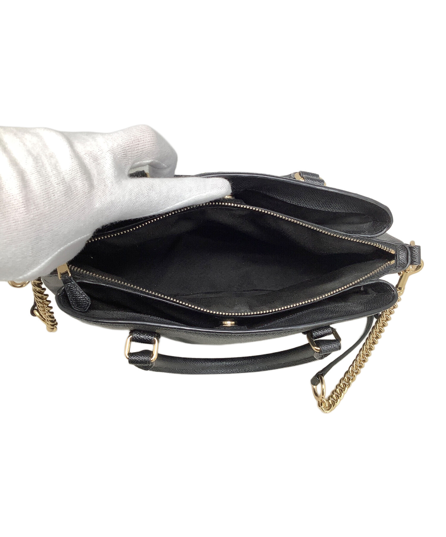 中古・古着通販】COACH (コーチ) 2WAYショルダーバッグ ブラック