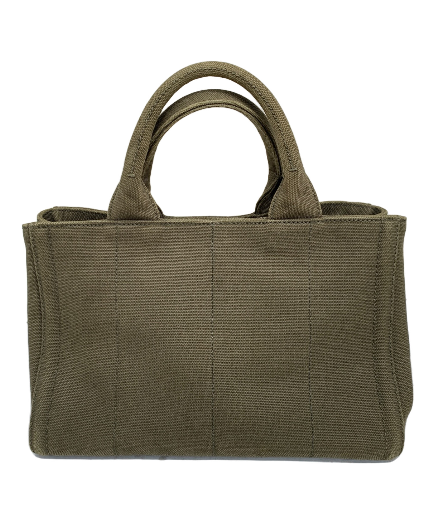 中古・古着通販】PRADA (プラダ) PRADA カナパ ハンドバッグ カーキ 