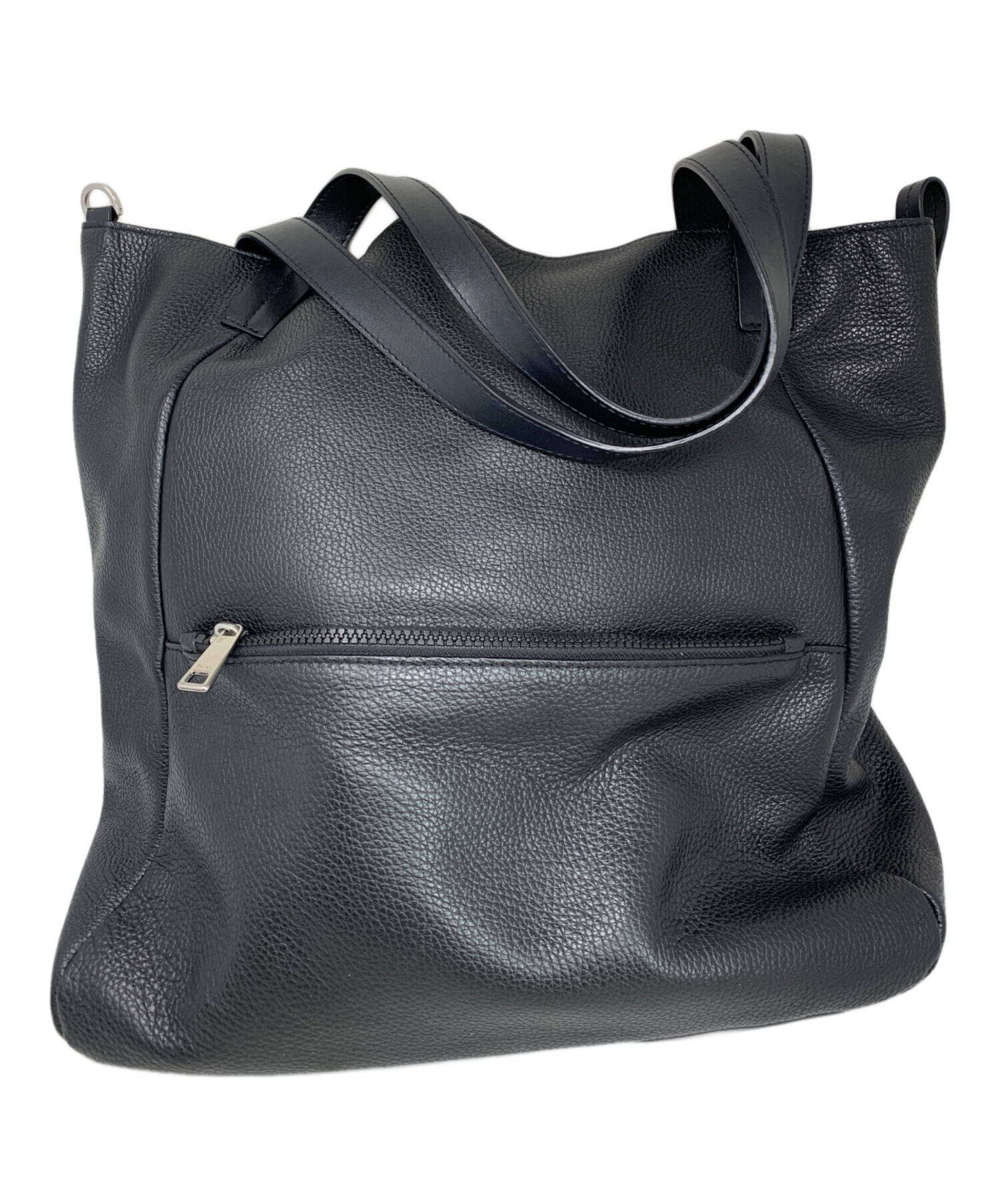 【未使用に近い】FURLA　トートバッグ 中古・古着通販】FURLA (フルラ) FURLA トートバッグ ブラック