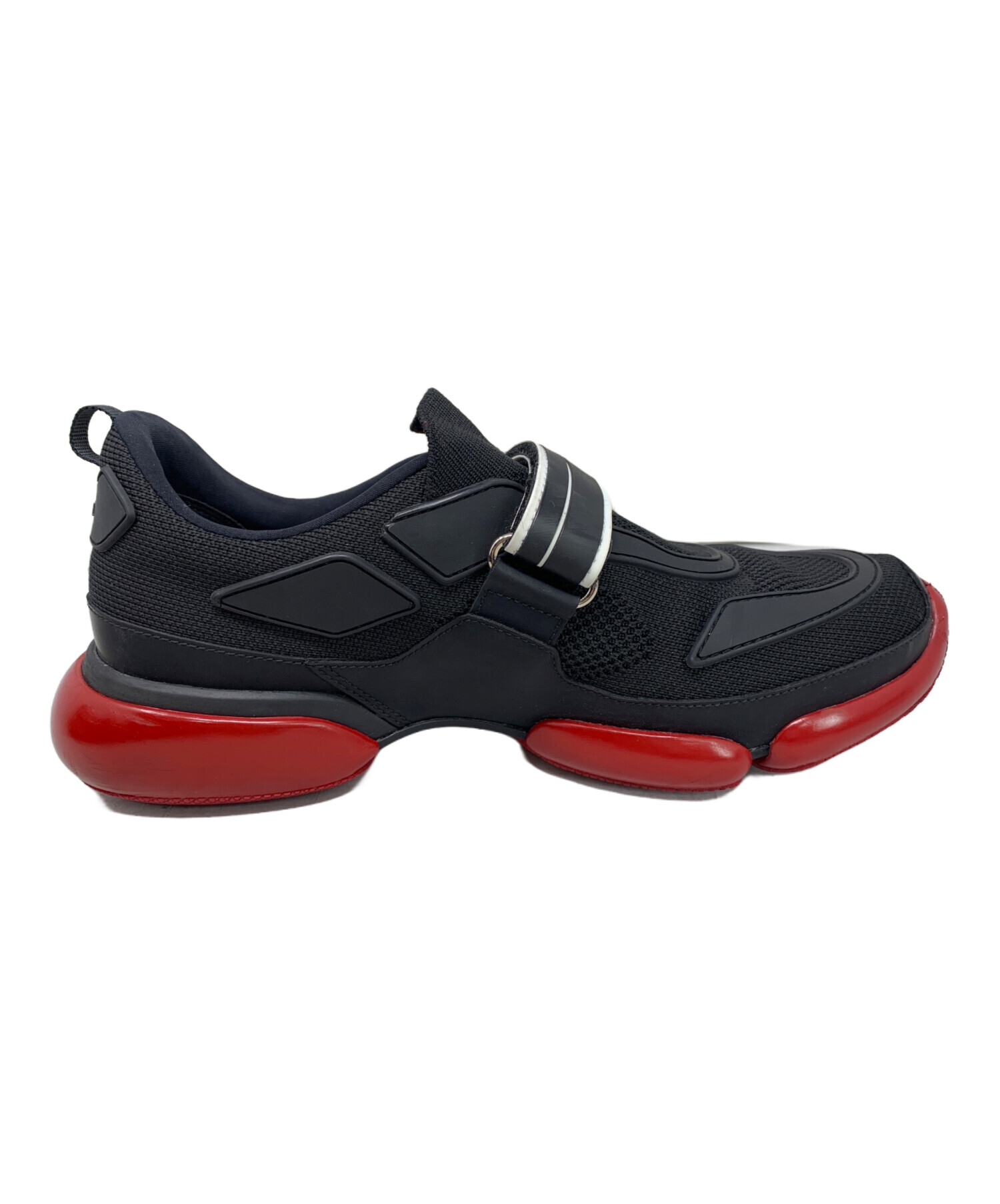 中古・古着通販】PRADA (プラダ) PRADA スニーカー ブラック サイズ:61