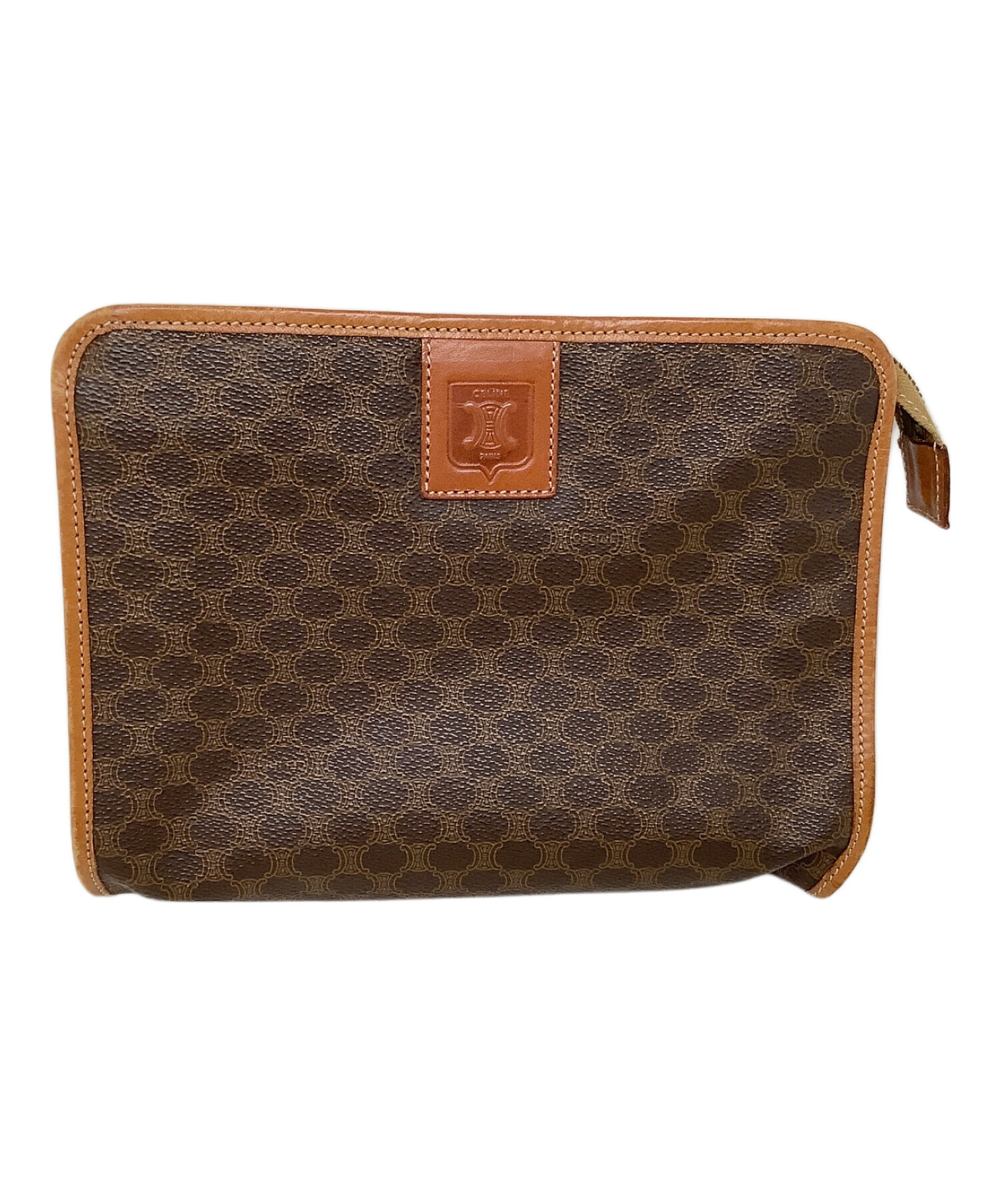 中古・古着通販】CELINE (セリーヌ) クラッチバッグ ブラウン