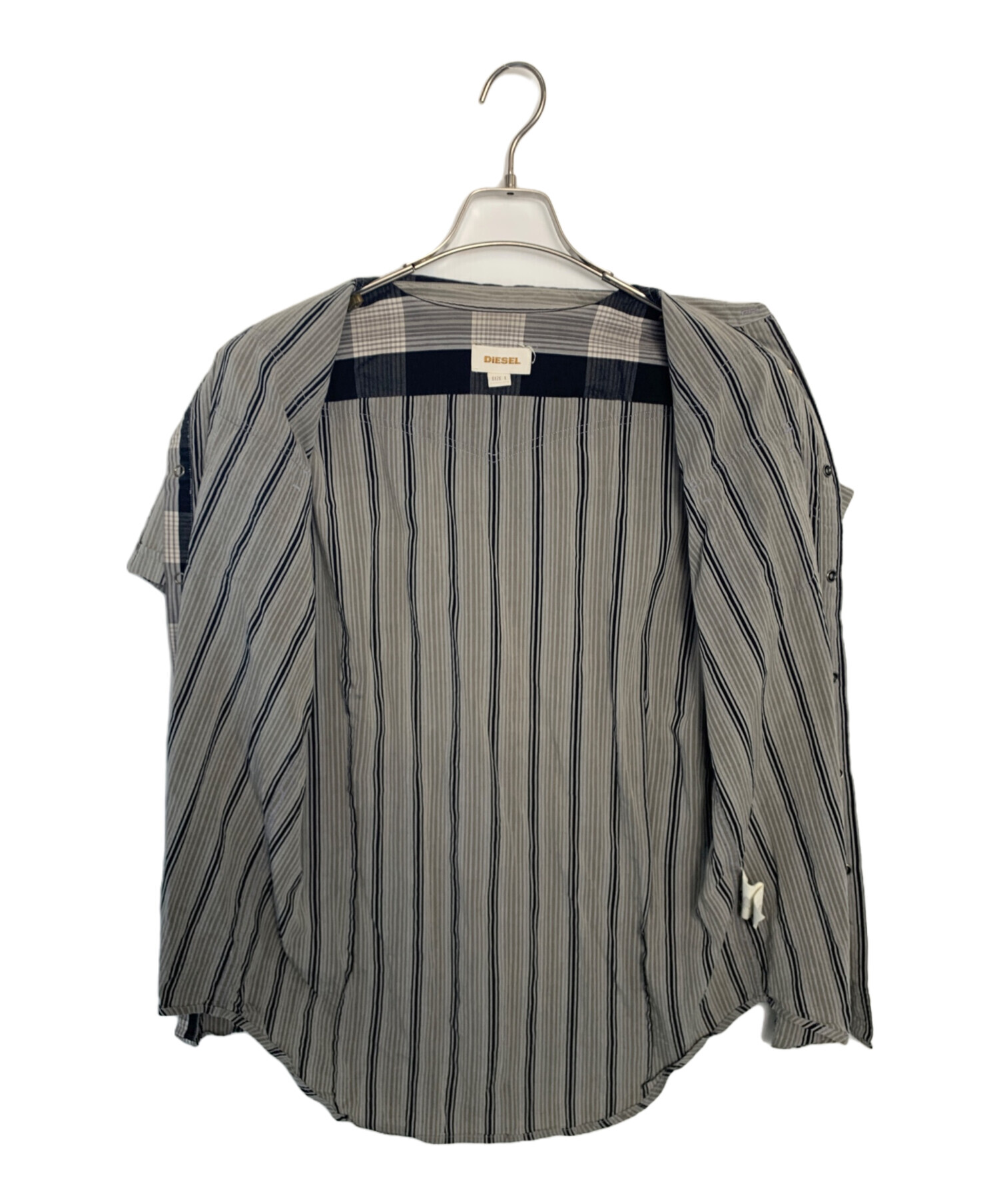 中古・古着通販】DIESEL (ディーゼル) DIESEL 半袖シャツ グレー 