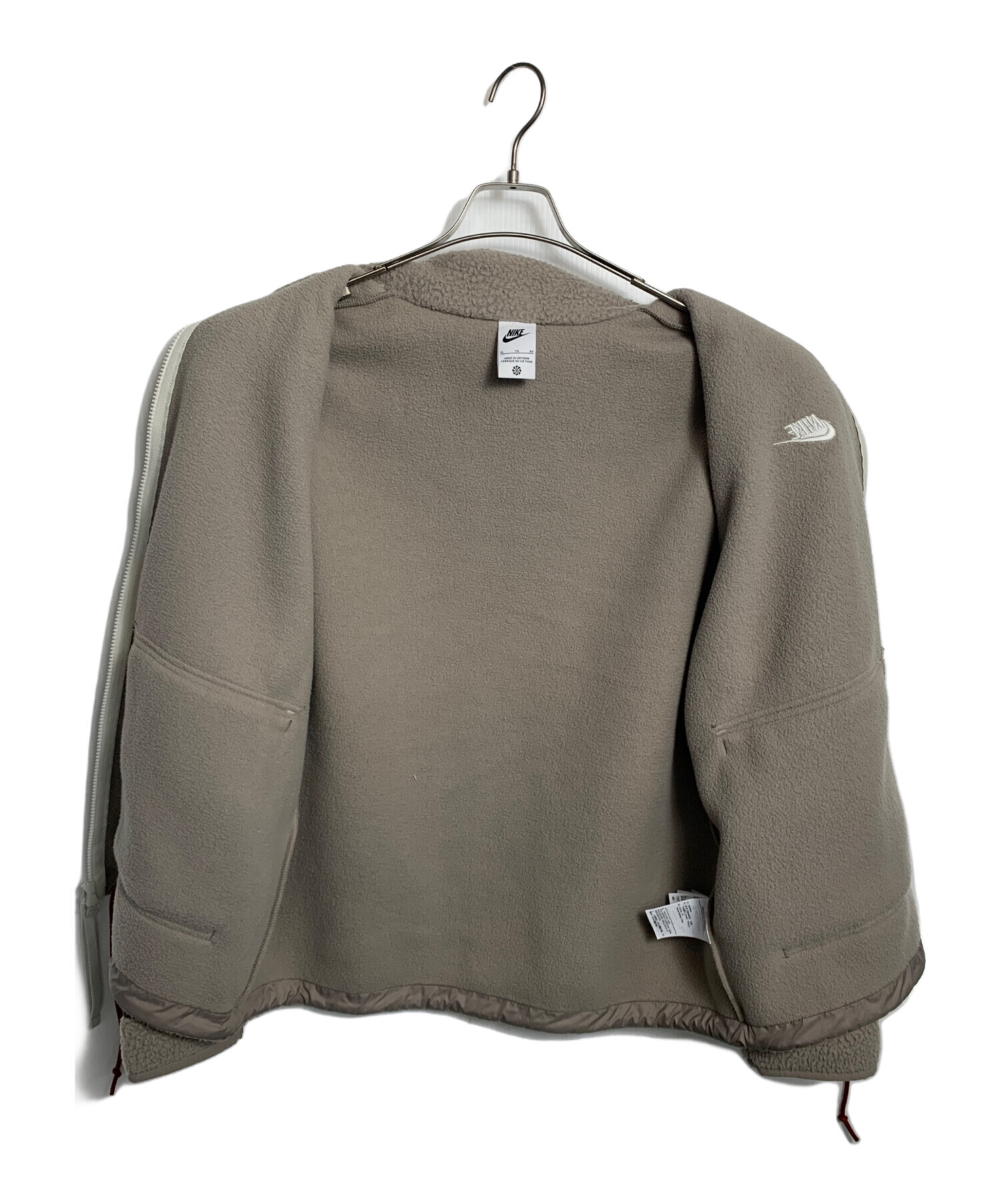 中古・古着通販】NIKE (ナイキ) NIKE ボアジャケット グレー サイズ:XL 