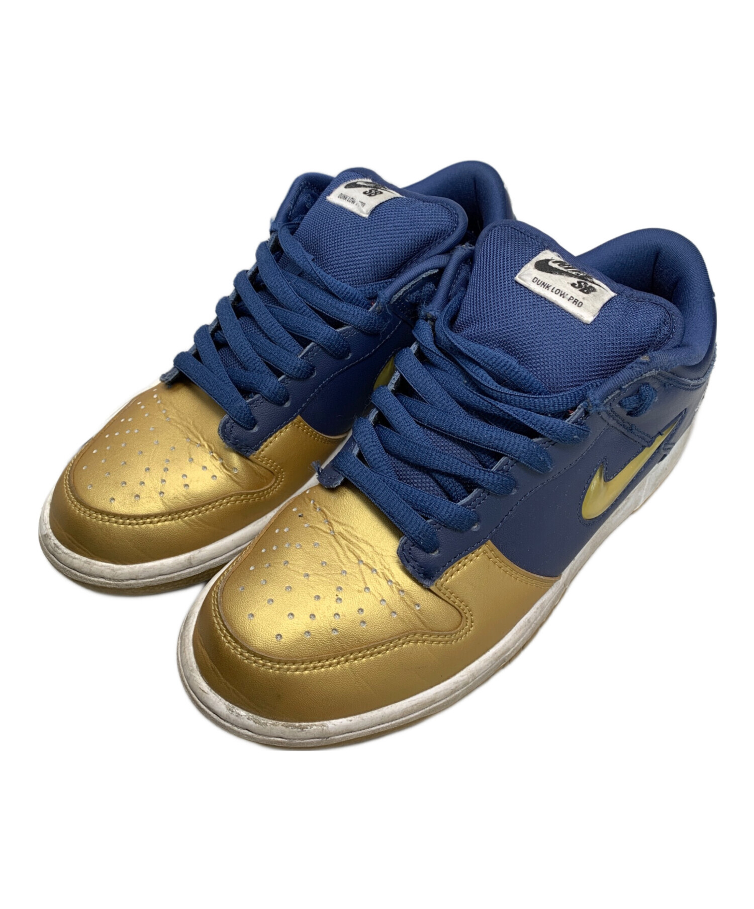 NIKE ボクシングシューズ ネイビー/ゴールド 中古・古着通販】NIKE (ナイキ) SUPREME (シュプリーム) NIKE Supreme