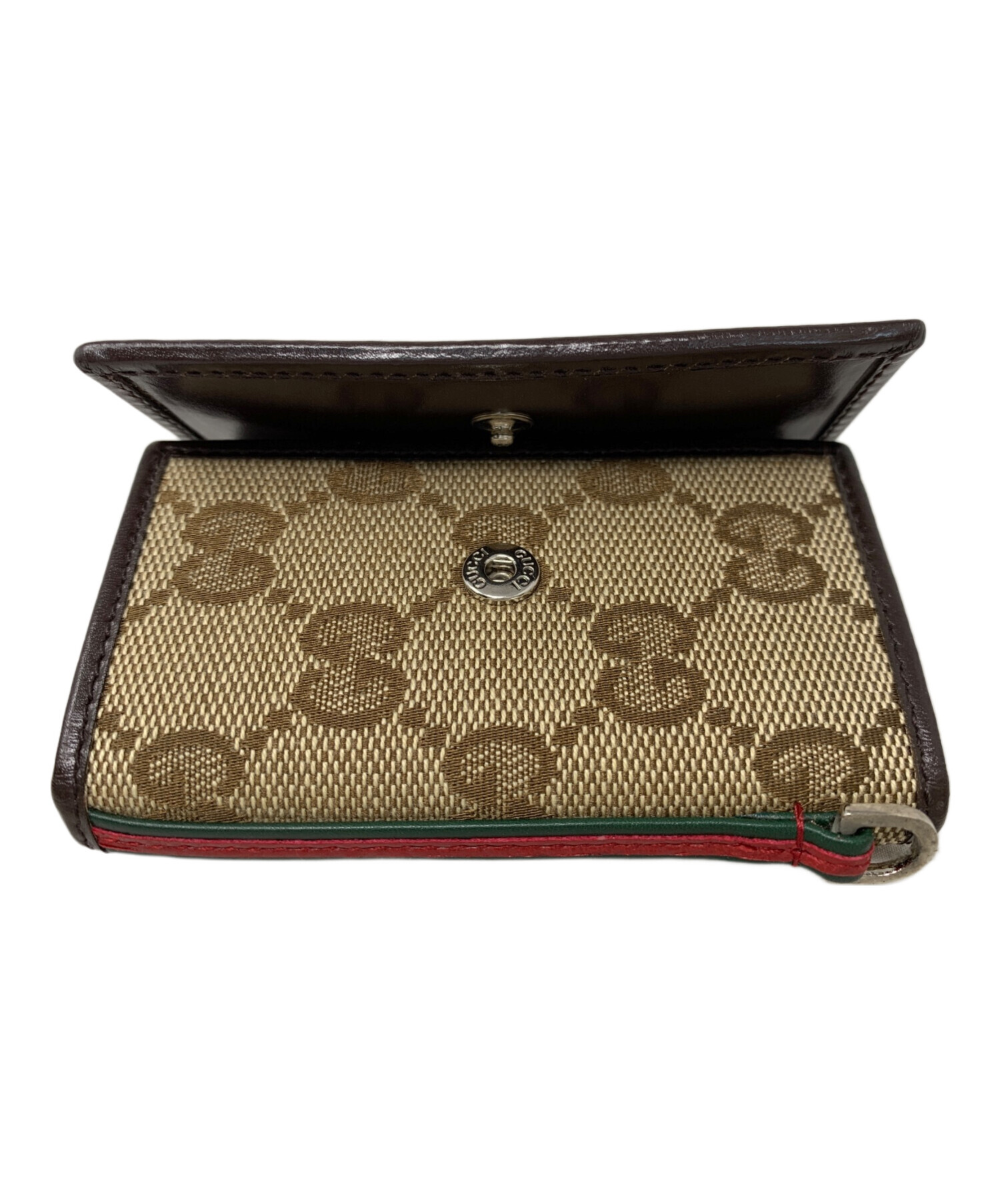 中古・古着通販】GUCCI (グッチ) GUCCI キーケース ブラウン×ベージュ