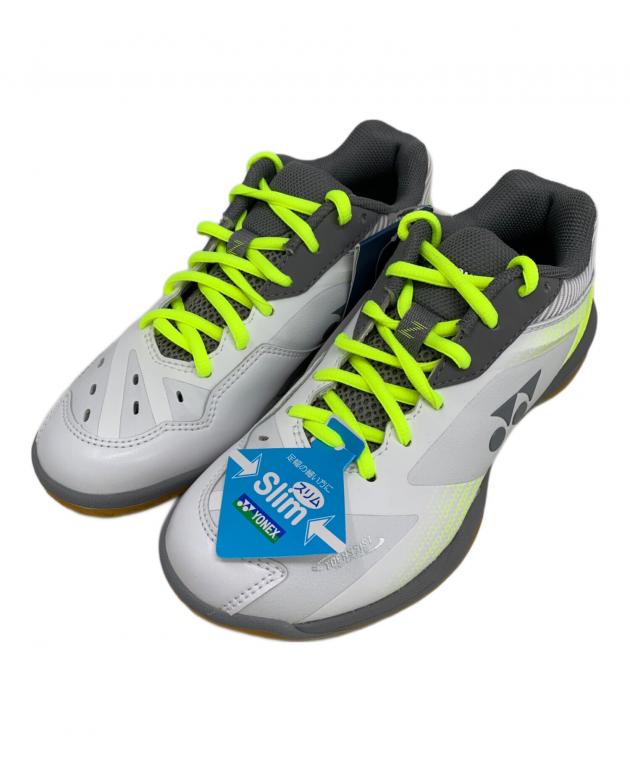 大幅値下げ！YONEX ヨネックス　バドミントンシューズ　ライトグレー 中古・古着通販】YONEX (ヨネックス) YONEX バドミントンシューズ