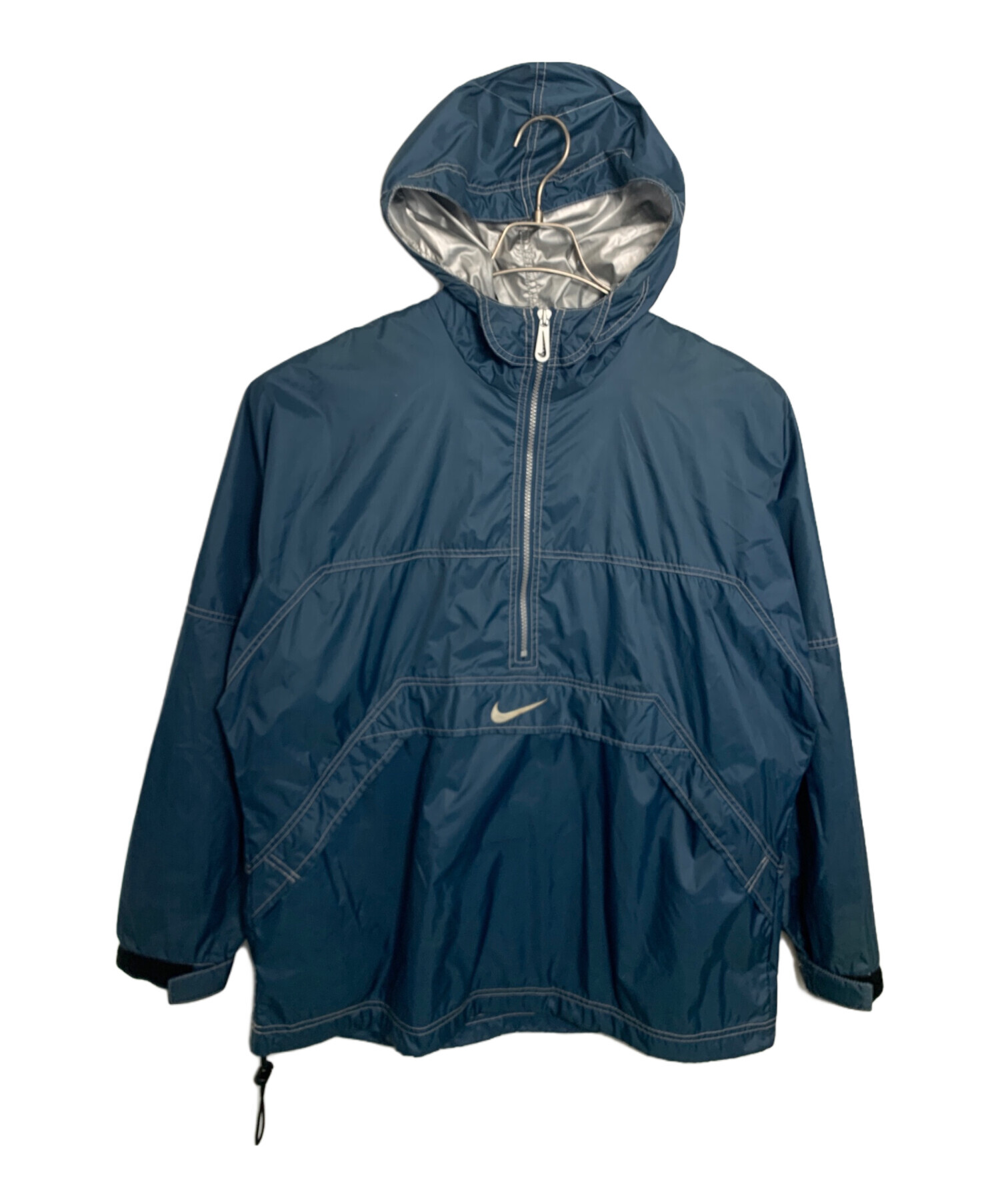 ナイキ 美品 総柄 マウンテン パーカー サイズM 中古・古着通販】NIKE (ナイキ) NIKE マウンテンパーカー ネイビー