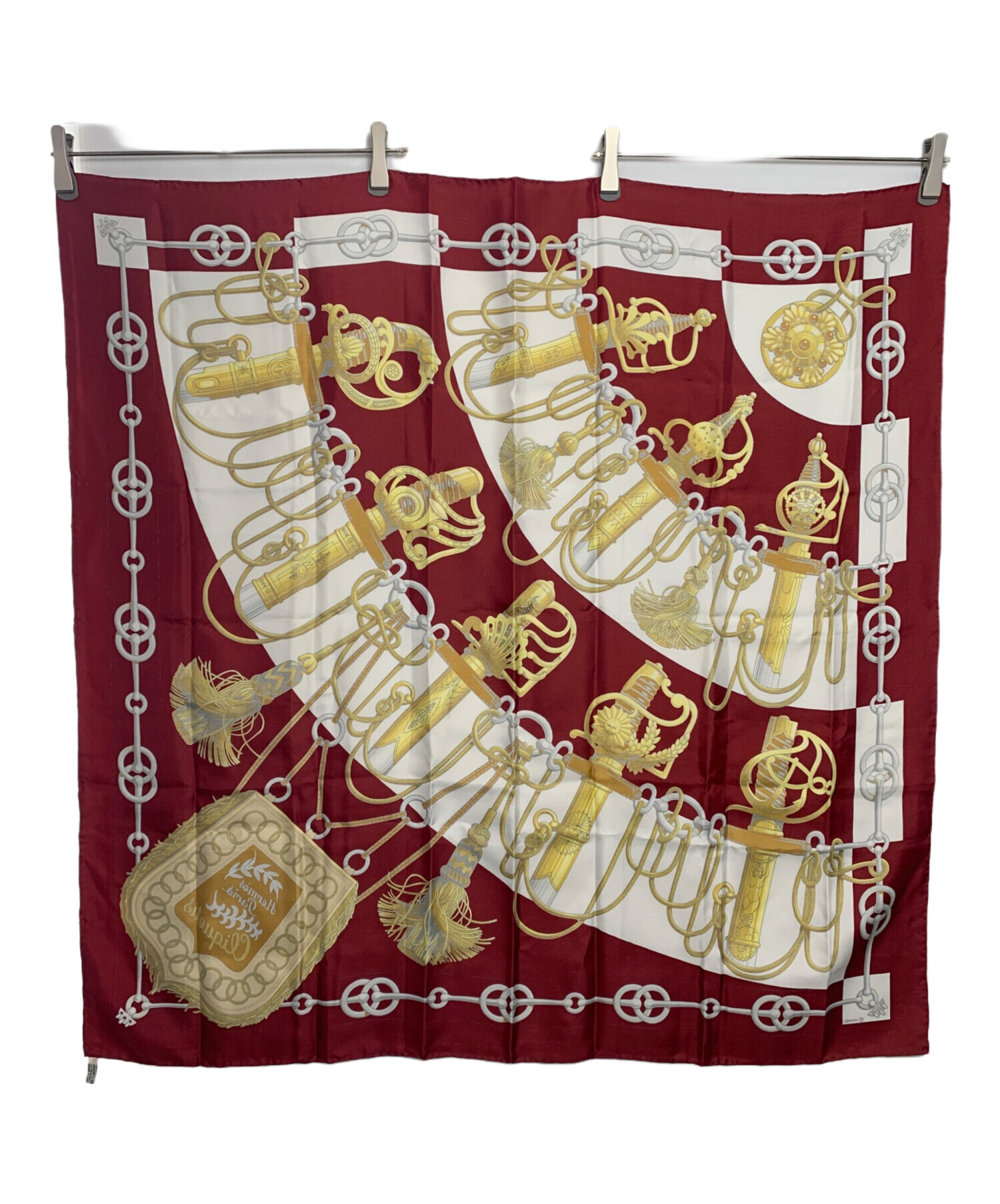 中古・古着通販】HERMES (エルメス) HERMES カレ90 Cliquetis スカーフ