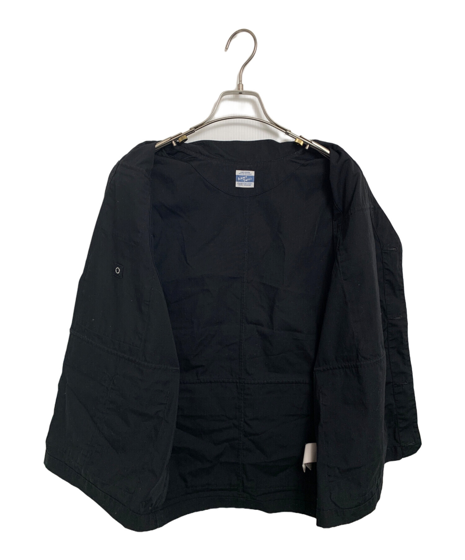 ブラック アーミーツイル ベスト ARMY TWILL（アーミーツイル） Pe Weather Reversible Vest BLACK