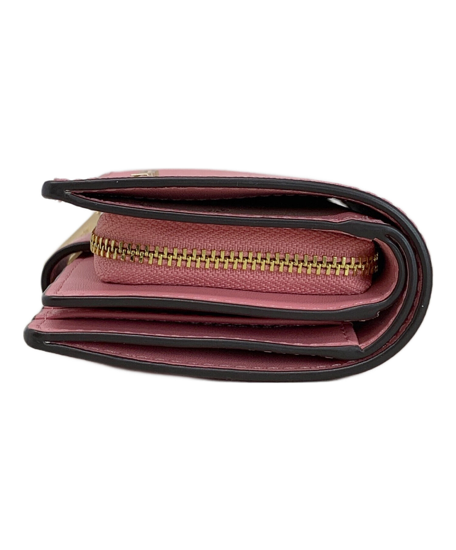 中古・古着通販】MICHAEL KORS (マイケルコース) 2つ折り財布 ピンク