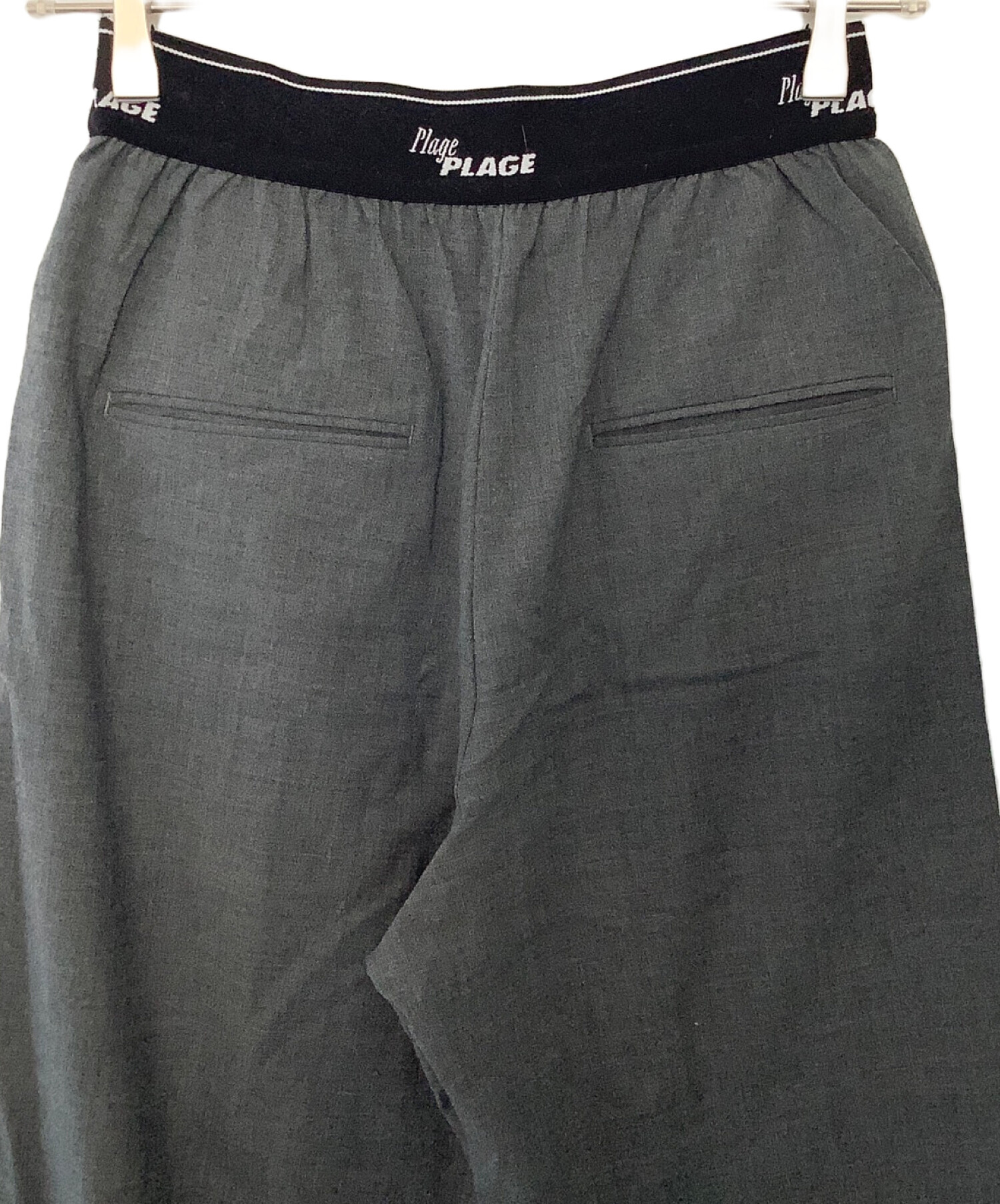 中古・古着通販】Plage (プラージュ) ロゴウエストイージーパンツ