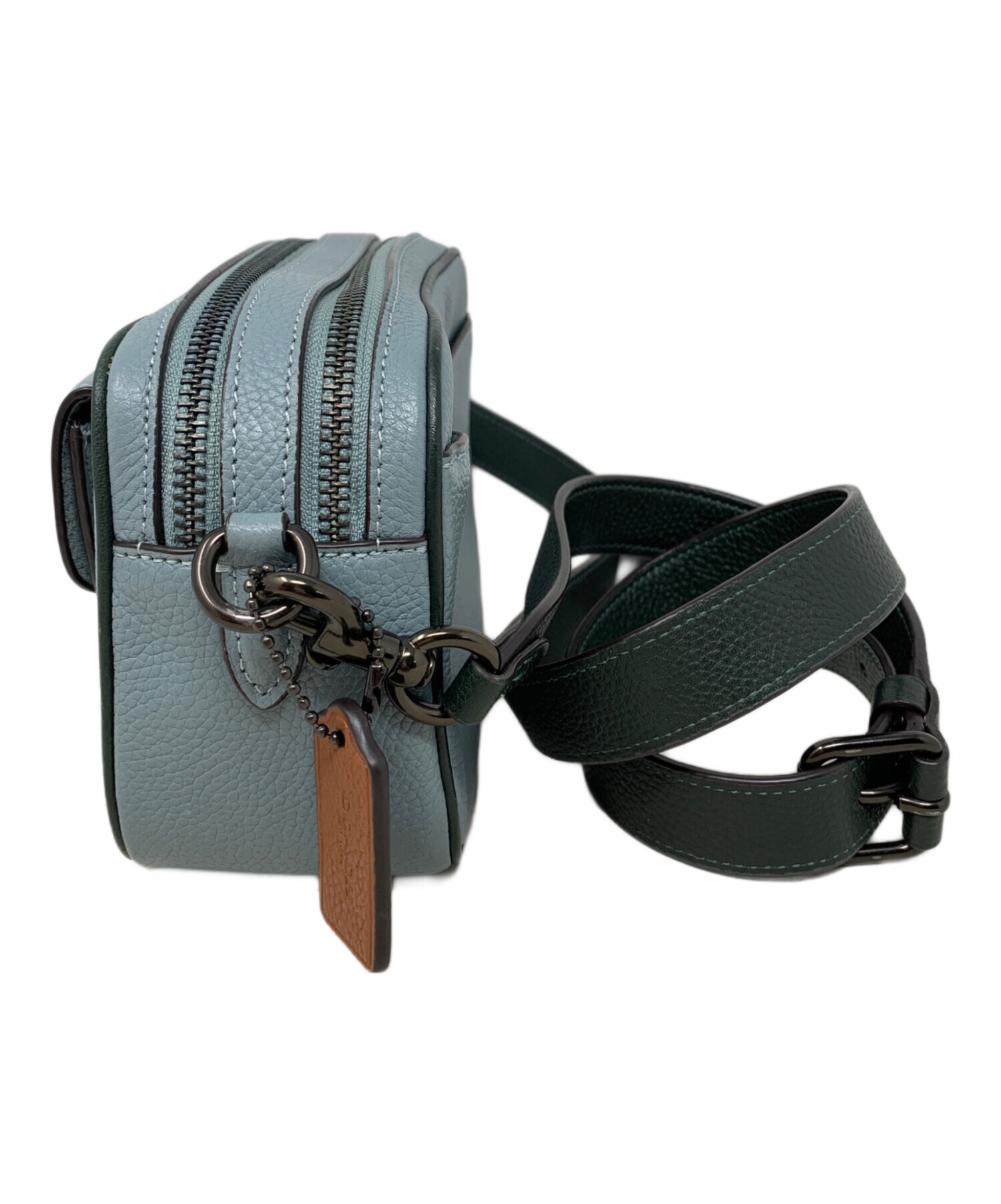 中古・古着通販】COACH (コーチ) COACH ショルダーバッグ ブルー 