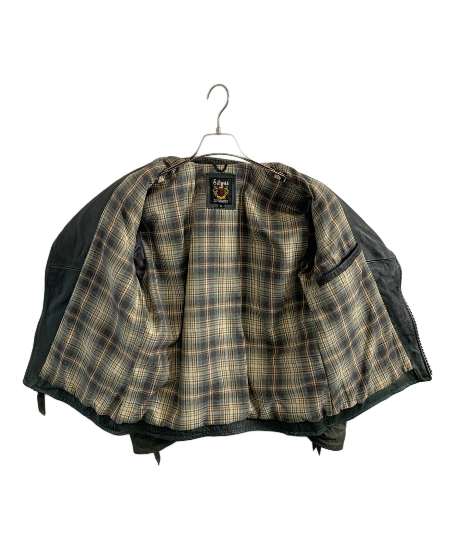 ゆ*様 【訳アリ特価】Made in USA・ヴィンテージ・ショット・ダブルライ 中古・古着通販】Schott (ショット) Schott ダブルライダース