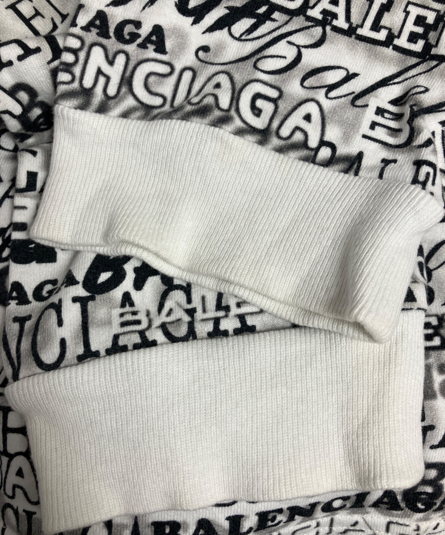 中古・古着通販】BALENCIAGA (バレンシアガ) 長袖カットソー ホワイト 