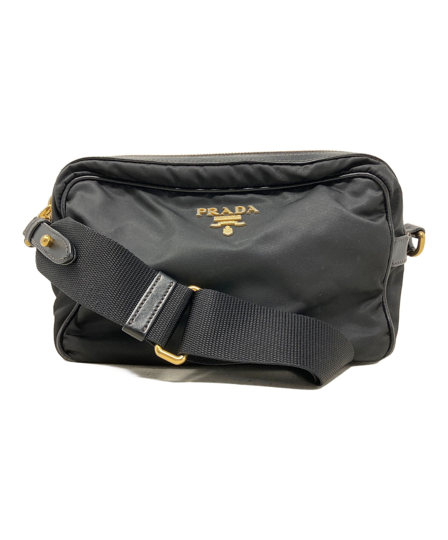 中古・古着通販】PRADA (プラダ) ショルダーバッグ ブラック｜ブランド