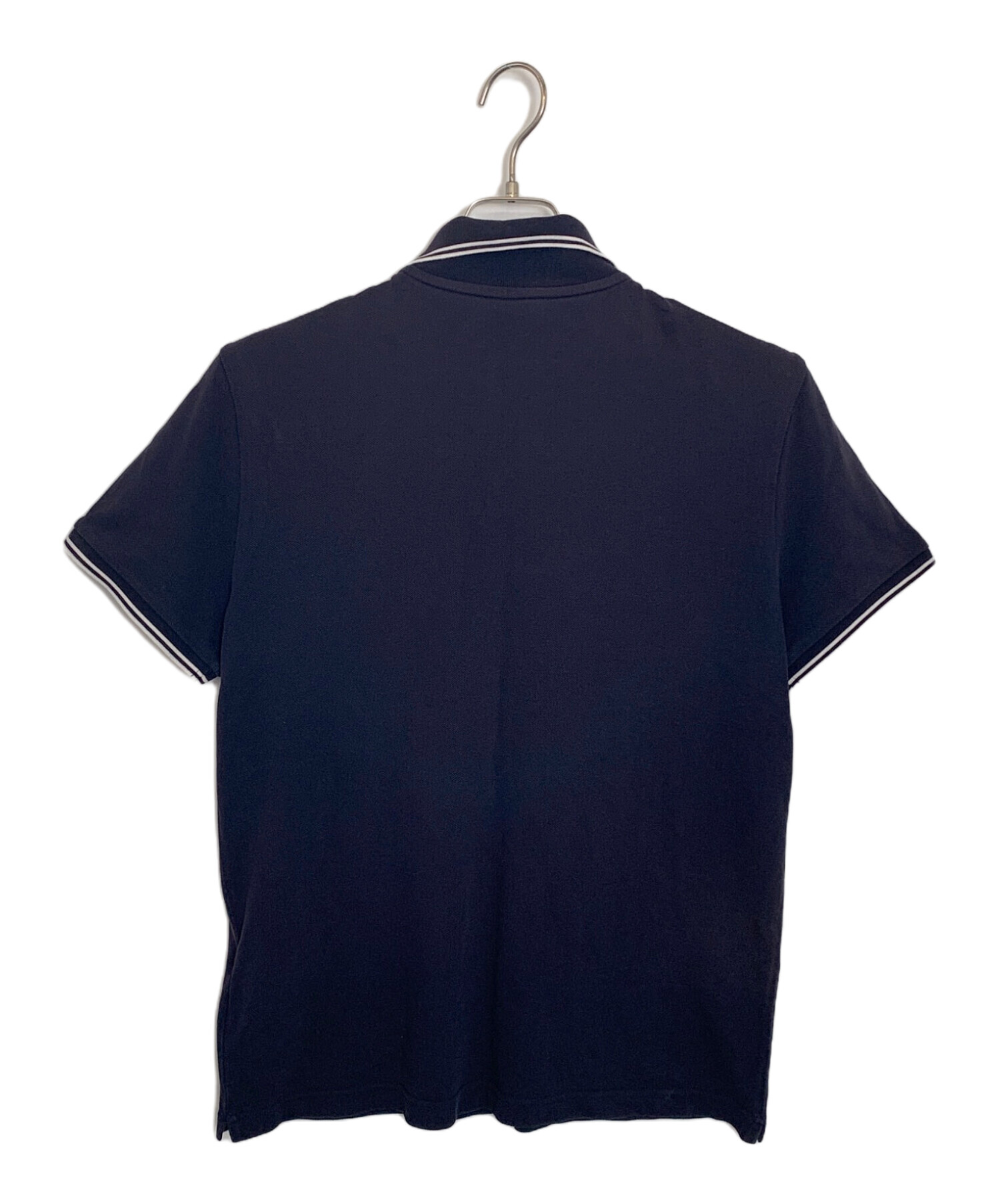 中古・古着通販】MONCLER (モンクレール) ポロシャツ ネイビー サイズ