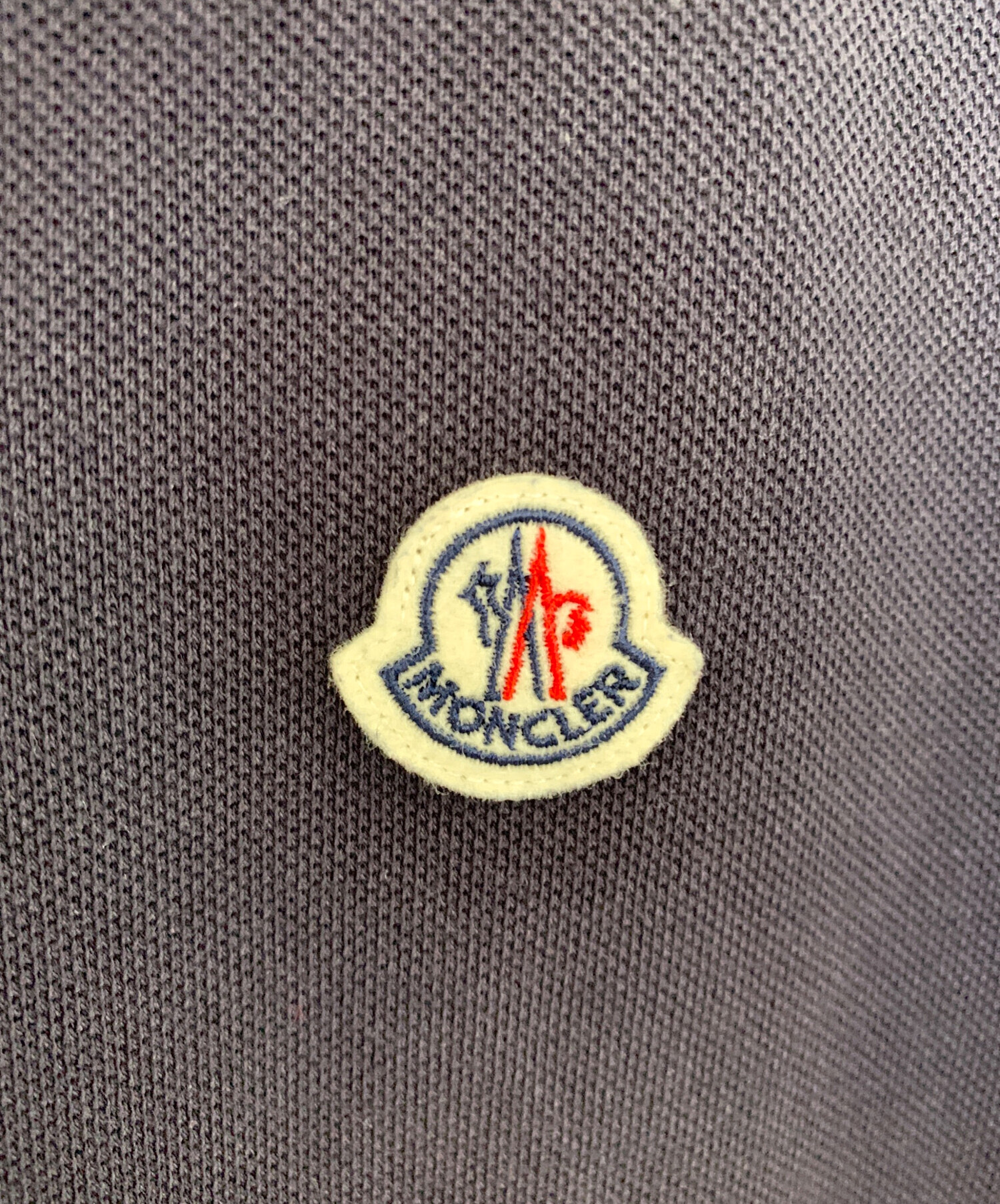 中古・古着通販】MONCLER (モンクレール) ポロシャツ ネイビー サイズ