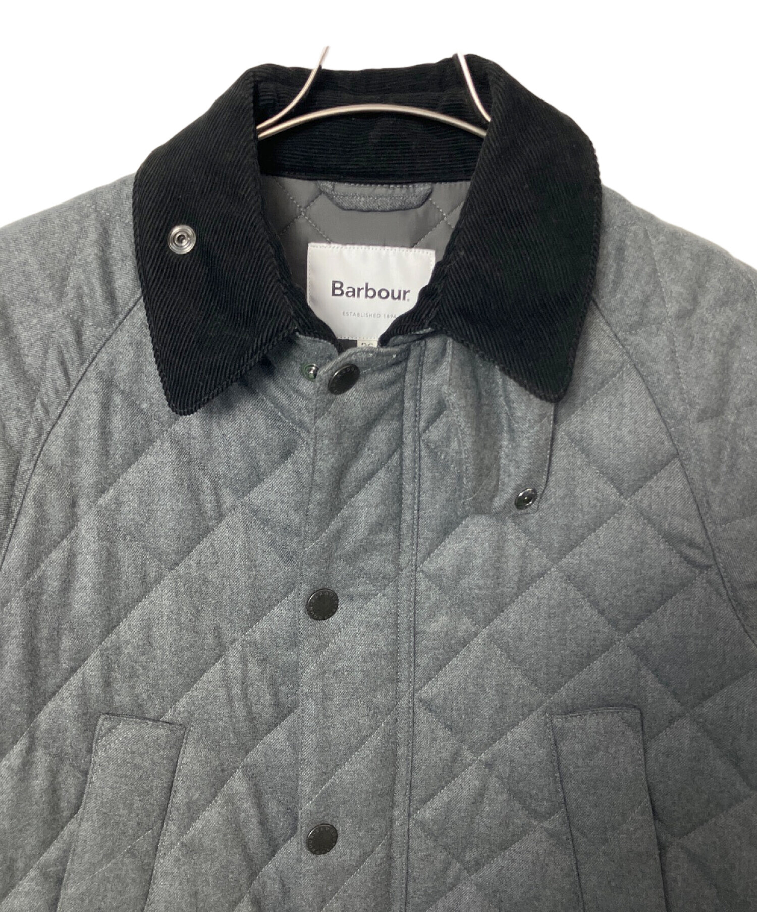 中古・古着通販】Barbour (バブアー) キルティングジャケット グレー