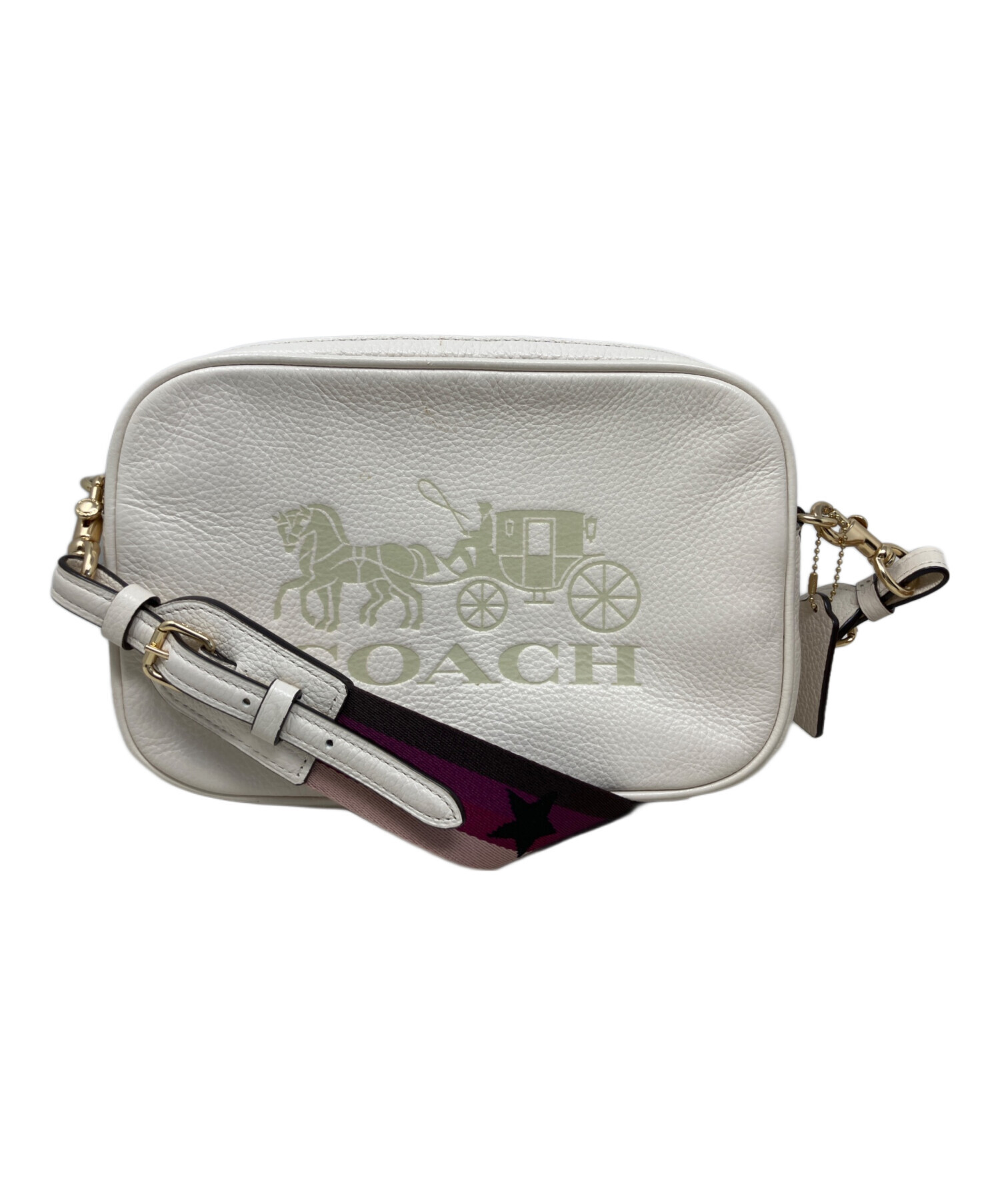 中古・古着通販】COACH (コーチ) COACH ショルダーバッグ ホワイト