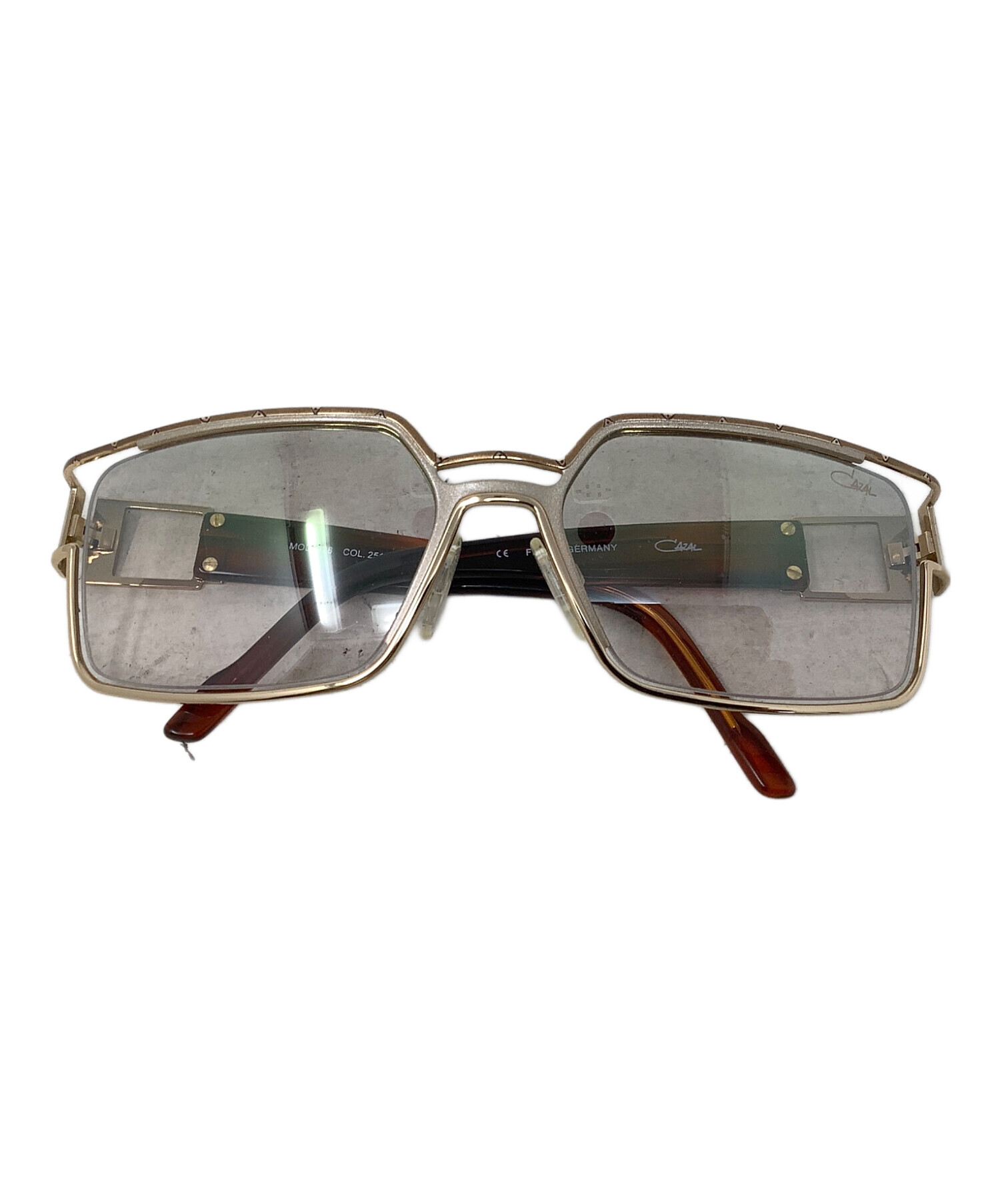 中古・古着通販】CAZAL (カザール) サングラス ゴールド×ブラウン
