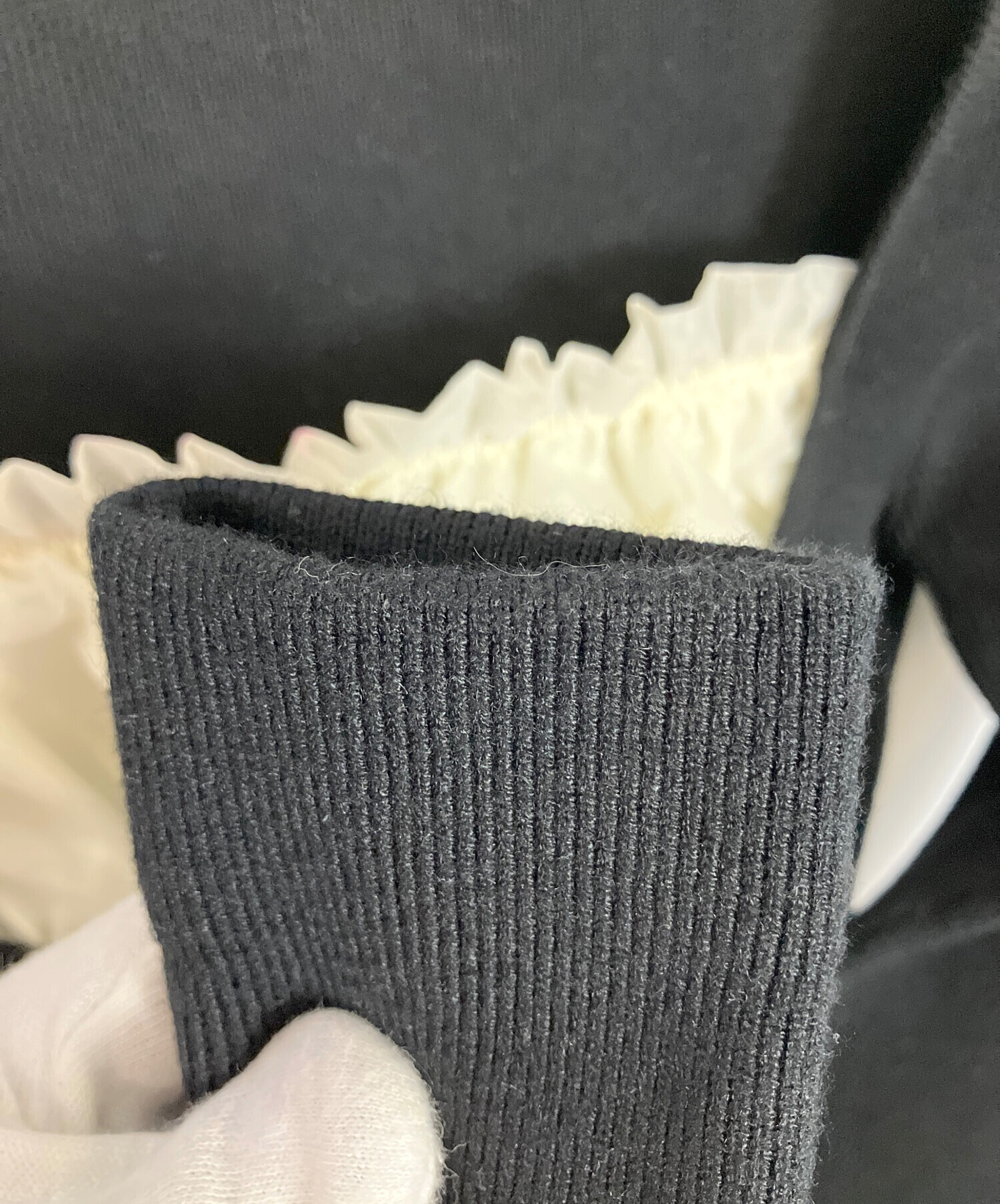 中古・古着通販】ANDMARY (アンドマリー) 厚手ニット ブラック サイズ