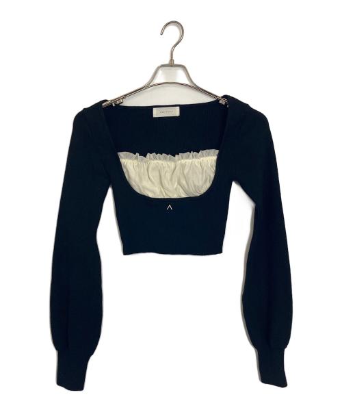 中古・古着通販】ANDMARY (アンドマリー) 厚手ニット ブラック サイズ