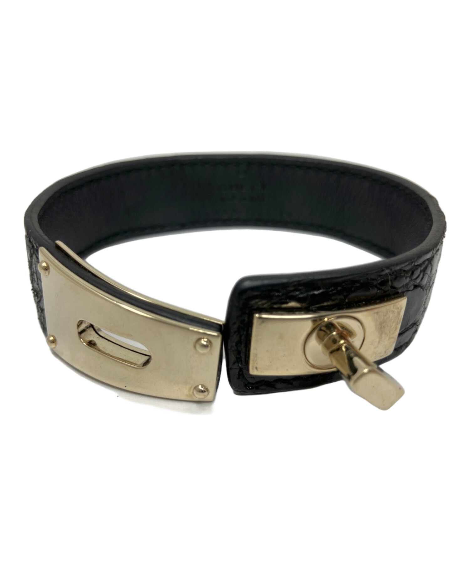 中古・古着通販】GUCCI (グッチ) GUCCI バングル ブラック｜ブランド