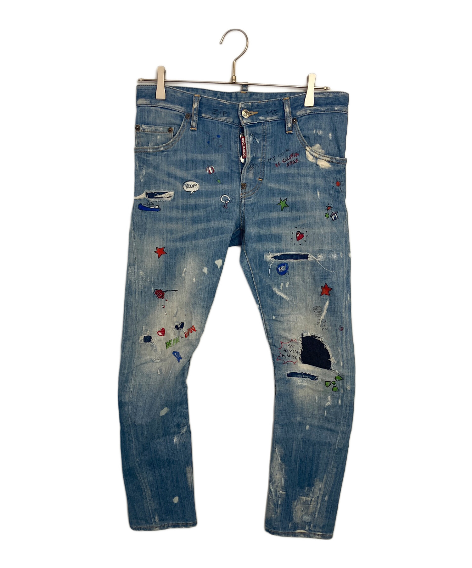 中古・古着通販】DSQUARED2 (ディースクエアード) ダメージ加工デニム