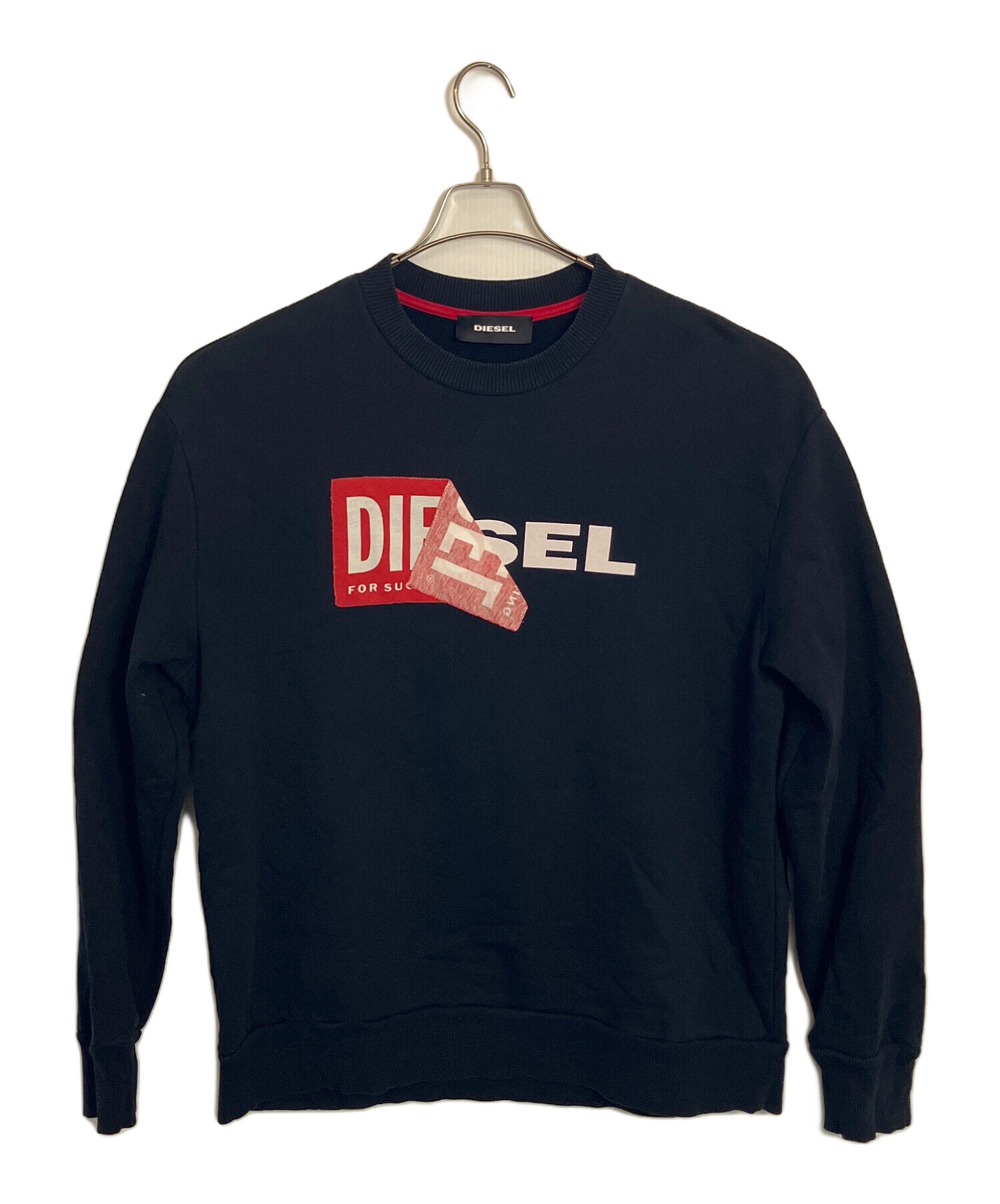 中古・古着通販】DIESEL (ディーゼル) スウェット ブラック サイズ:L