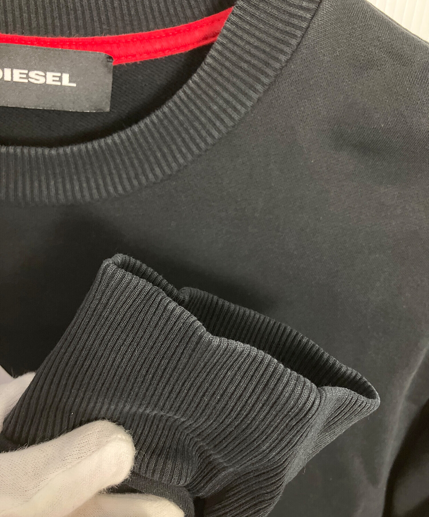 中古・古着通販】DIESEL (ディーゼル) スウェット ブラック サイズ:L
