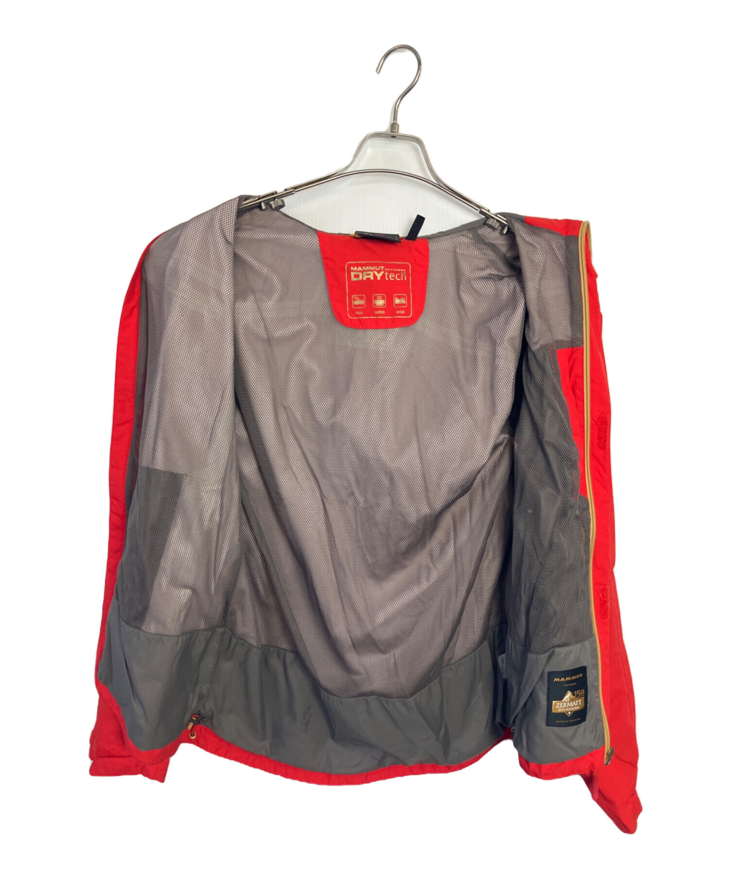 MAMMUT レッド マウンテンパーカー 中古・古着通販】MAMMUT (マムート) MAMMUT マウンテンパーカー レッド