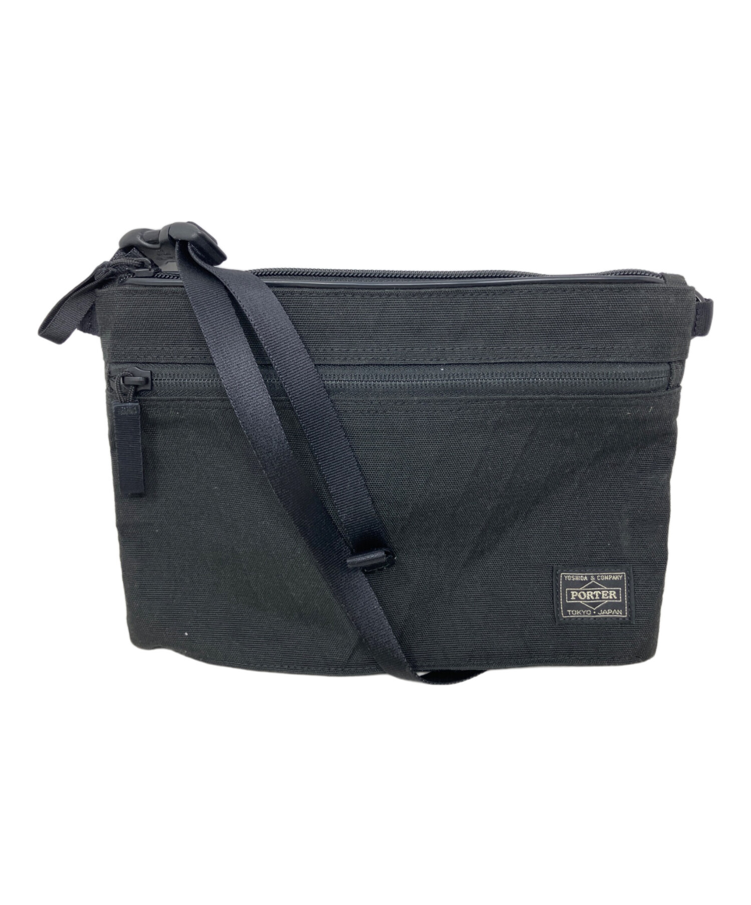 中古・古着通販】PORTER (ポーター) ショルダーバッグ ブラック