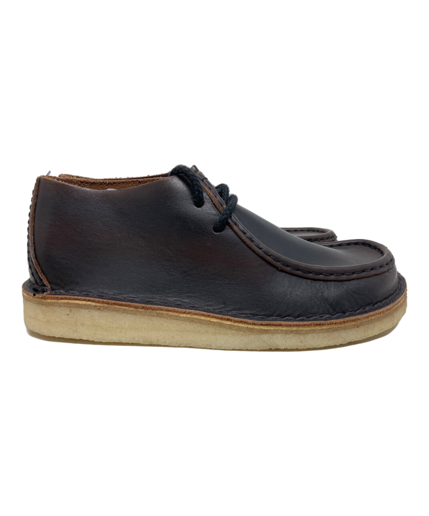 中古・古着通販】CLARKS (クラークス) CLARKS ワラビーブーツ ダーク