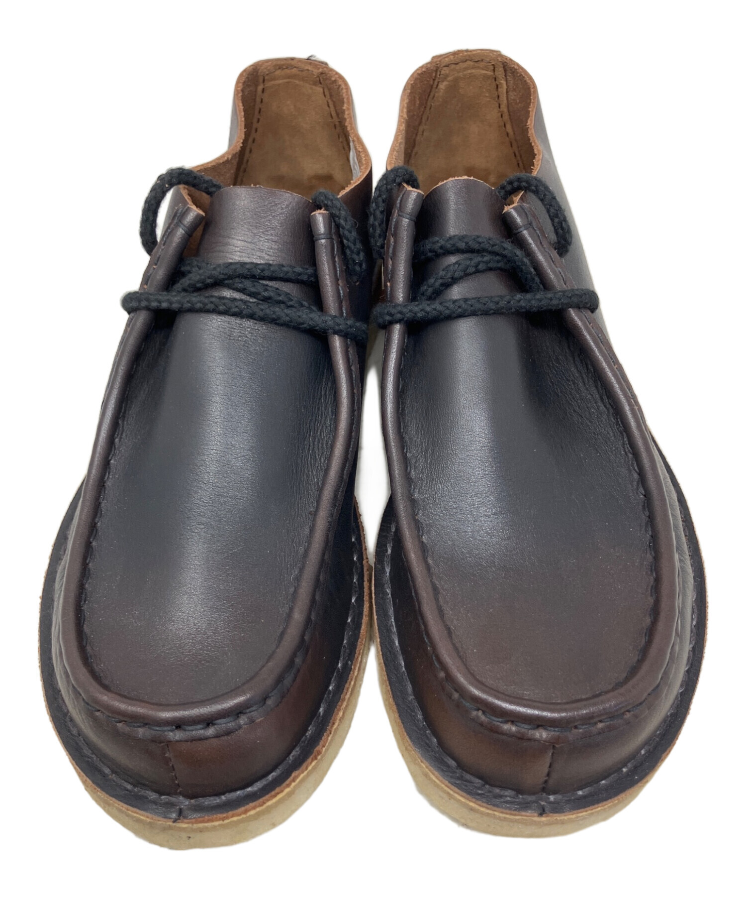 中古・古着通販】CLARKS (クラークス) CLARKS ワラビーブーツ ダーク