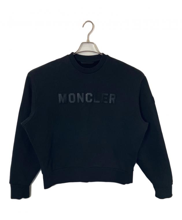 MONCLER ブラック ロゴ スウェット　クリーニング済み 中古・古着通販】MONCLER (モンクレール) MONCLER Logo Crewneck
