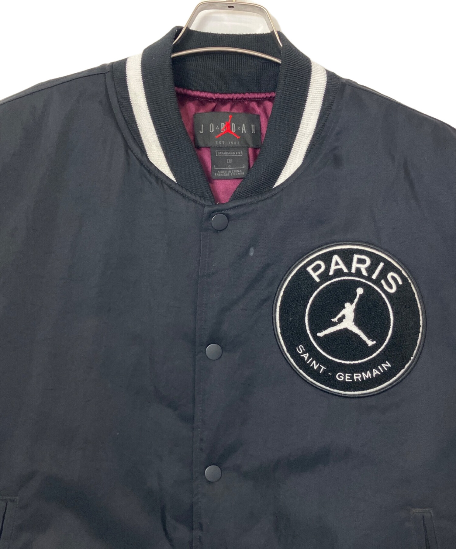 未使用級 Paris Saint-Germain スタジャン ブラック L 中古・古着通販】NIKE (ナイキ) NIKE ジョーダン PSG ジャケット