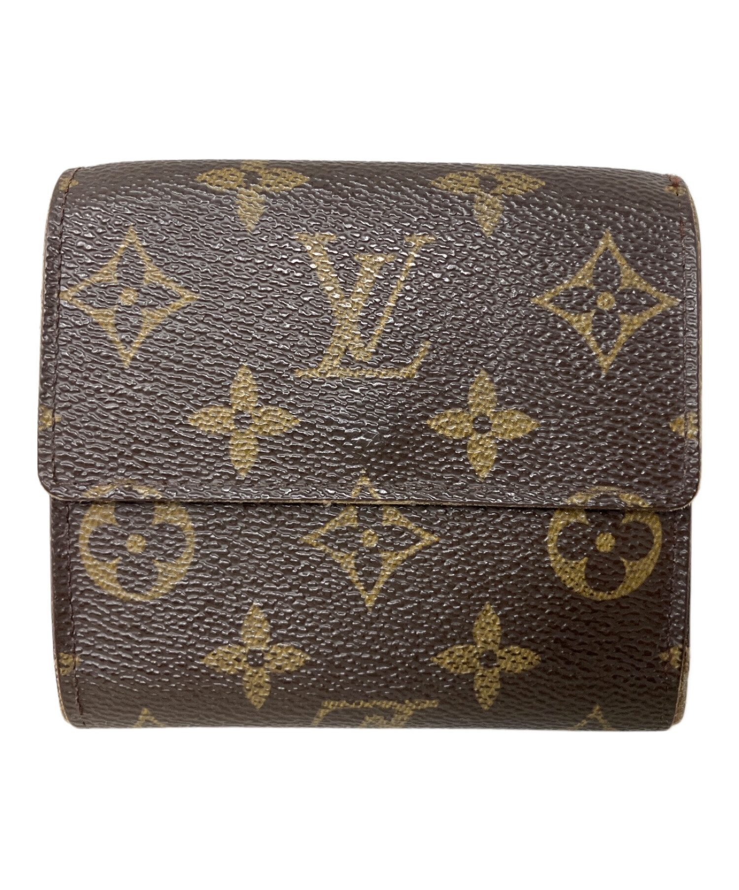 【BIGお買い物ラリー★30%OFFセール中】ルイ・ヴィトン LOUIS VUITTON 二つ折り財布モノグラム ポルトモネビエカルトクレディ ブラウン ベージュ ゴールド レディース 中古 中古・古着通販】LOUIS VUITTON (ルイ ヴィトン) LOUIS VUITTON