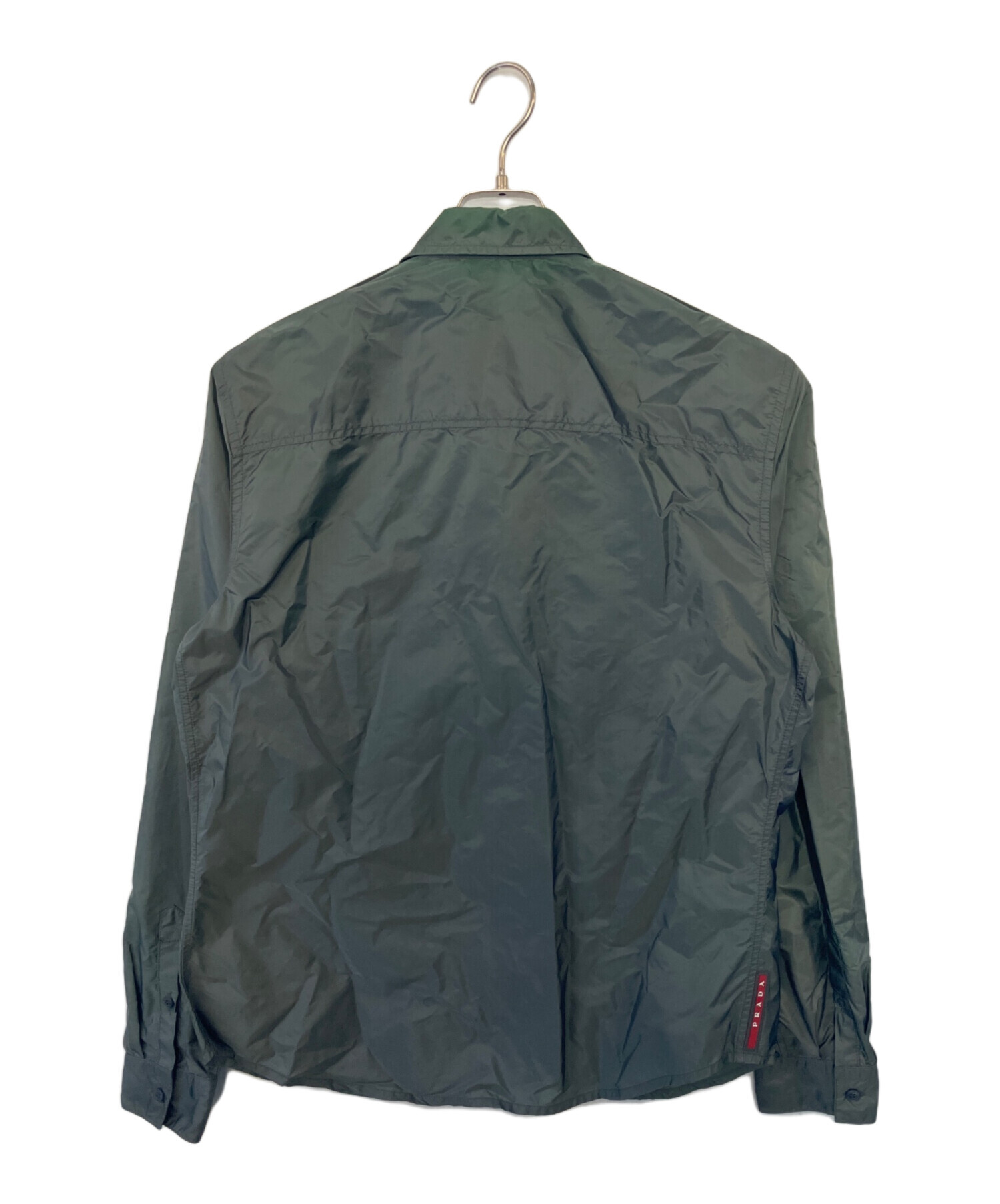 PRADA カーキ ナイロンジャケット Art. SGA618 中古・古着通販】PRADA (プラダ) PRADA ナイロンジャケット カーキ