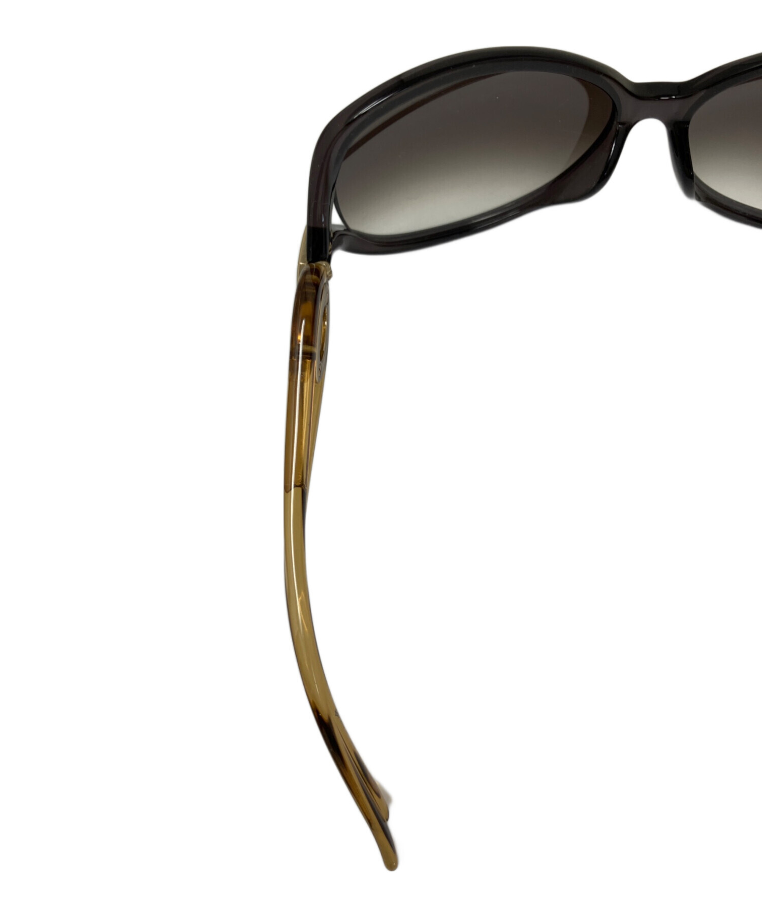 クリスチャンディオール サングラス ブラウン ゴールド べっ甲調 カナージュ クリスチャンディオール サングラス ブラウン ゴールド べっ甲調