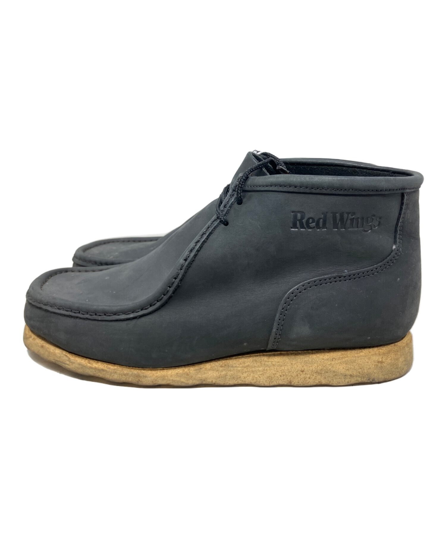 O*A様 【希少・箱付】RED WING ヴィンテージ ワラビー ブラック 廃盤 中古・古着通販】RED WING (レッドウィング) RED WING ワラビーブーツ