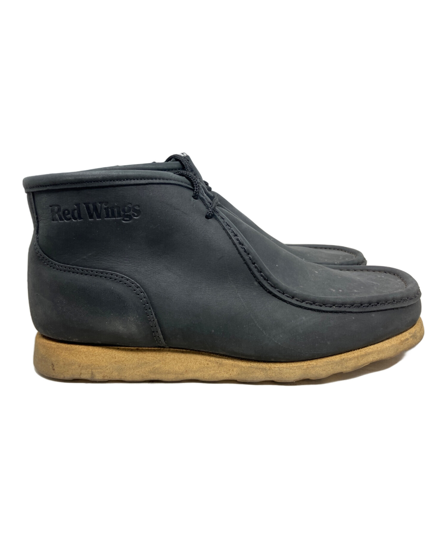 O*A様 【希少・箱付】RED WING ヴィンテージ ワラビー ブラック 廃盤 中古・古着通販】RED WING (レッドウィング) RED WING ワラビーブーツ