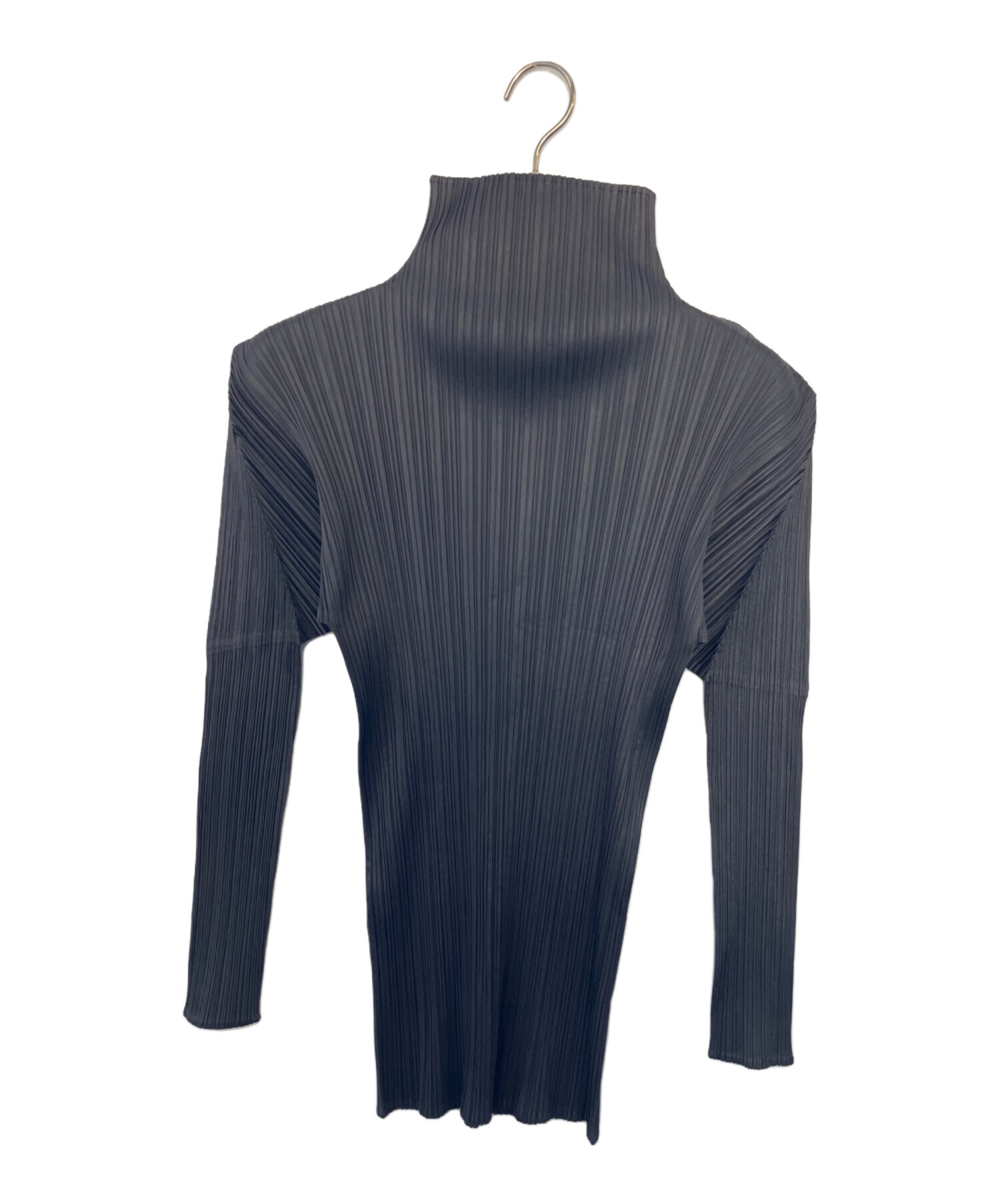 PLEATS PLEASE カットソー　グレー　リブプリーツ 中古・古着通販】PLEATS PLEASE (プリーツプリーズ) PLEATS PLEASE