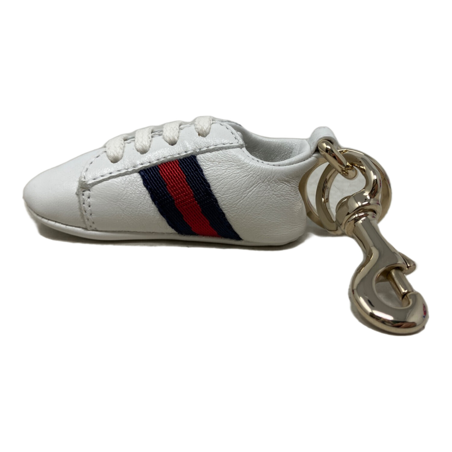 中古・古着通販】GUCCI (グッチ) チャーム スニーカー ホワイト 