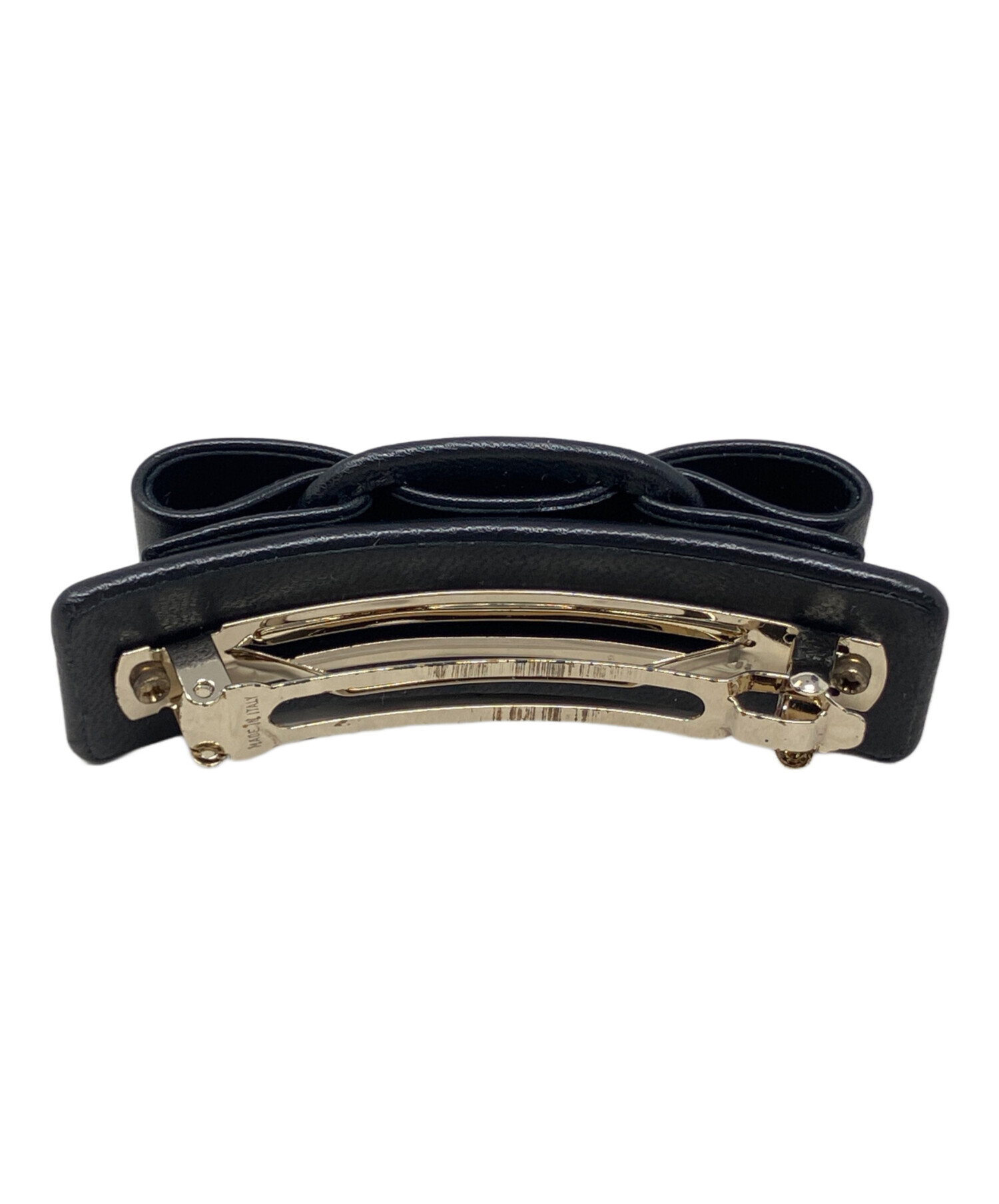 Salvatore Ferragamo ブラック ヘアクリップ 中古・古着通販】Salvatore Ferragamo (サルヴァトーレ フェラガモ