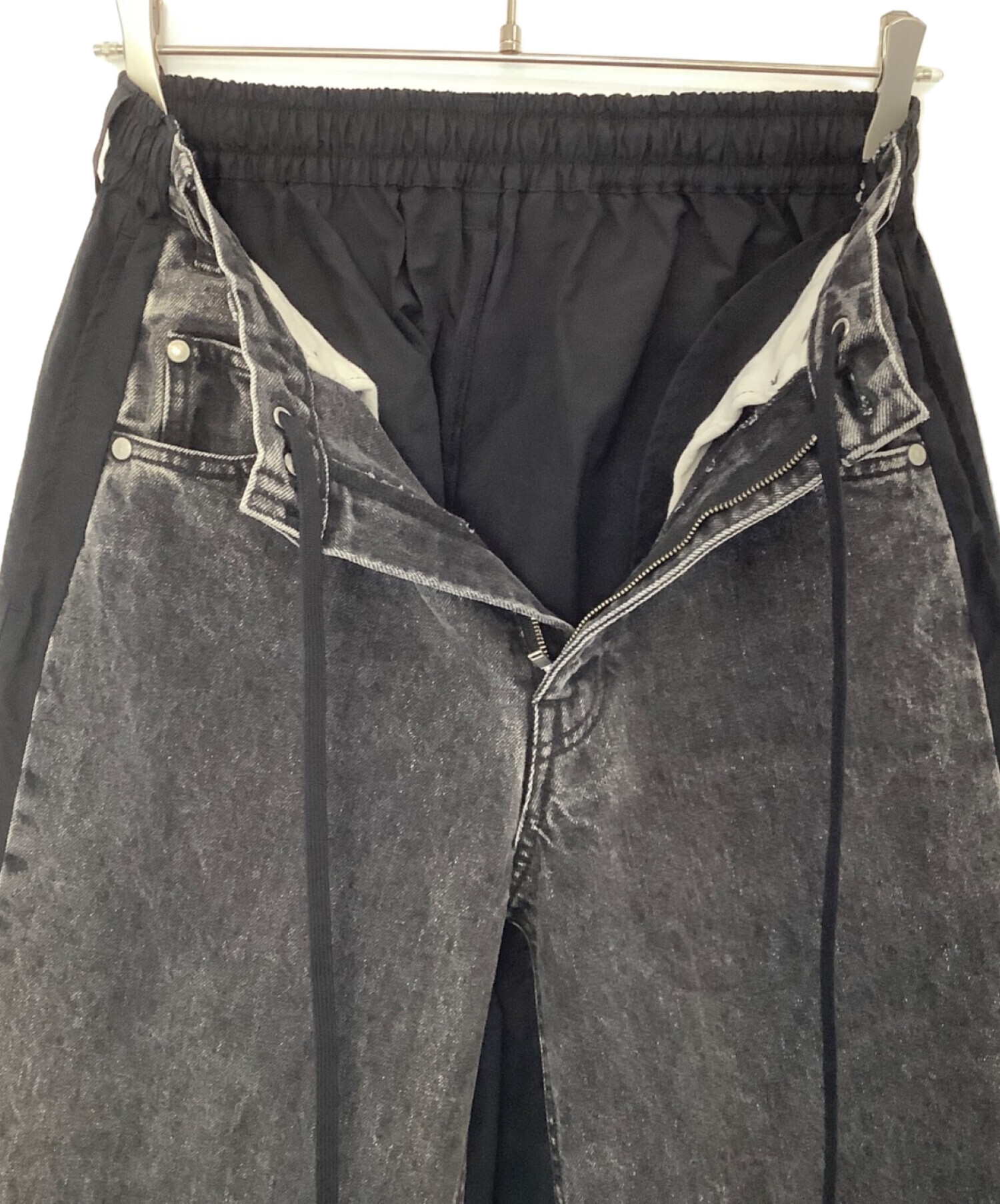 Steinページ　① 中古・古着通販】stein (シュタイン) stein 切替デニムパンツ ブラック