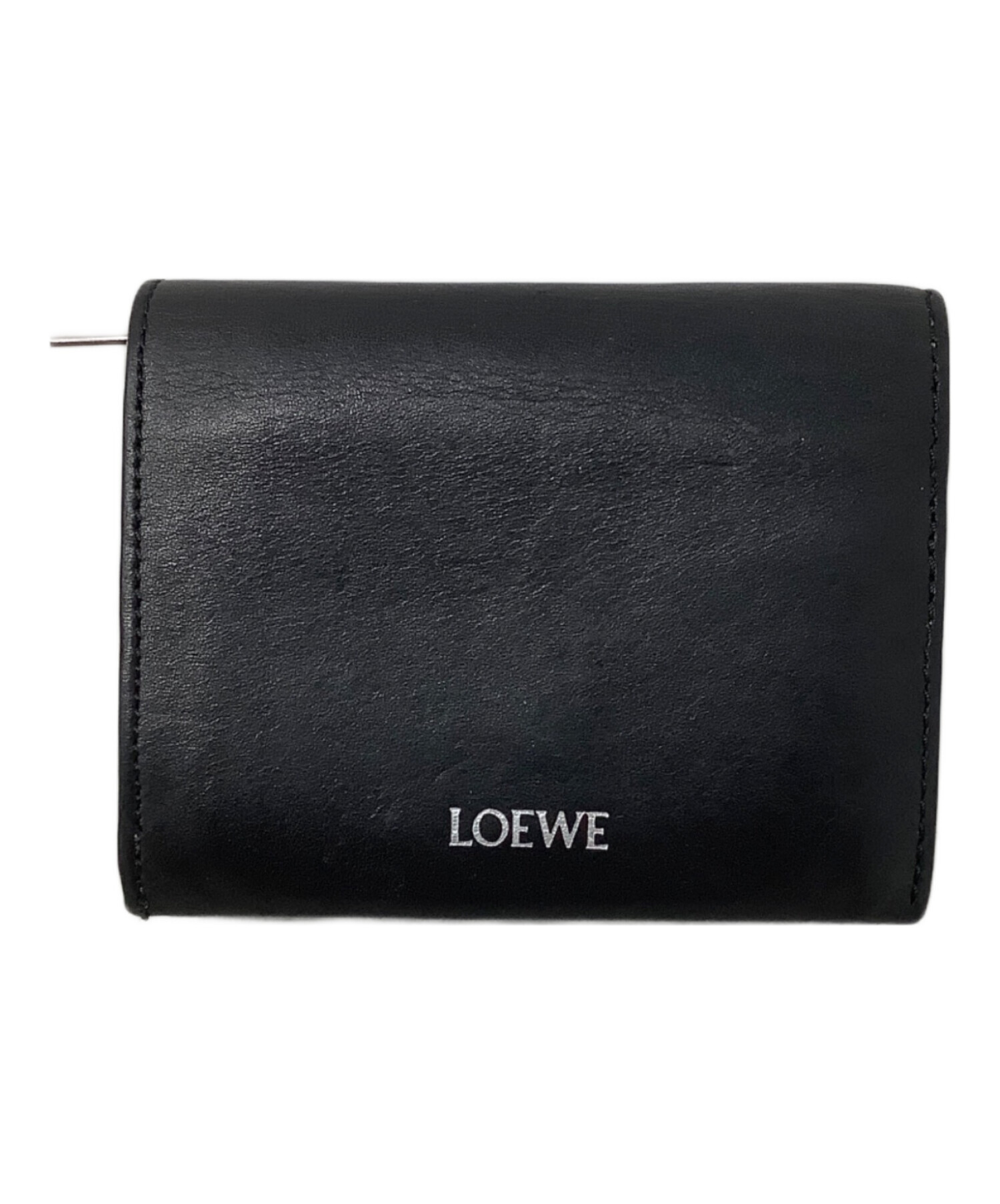 中古・古着通販】LOEWE (ロエベ) LOEWE 3つ折り財布 ブラック 