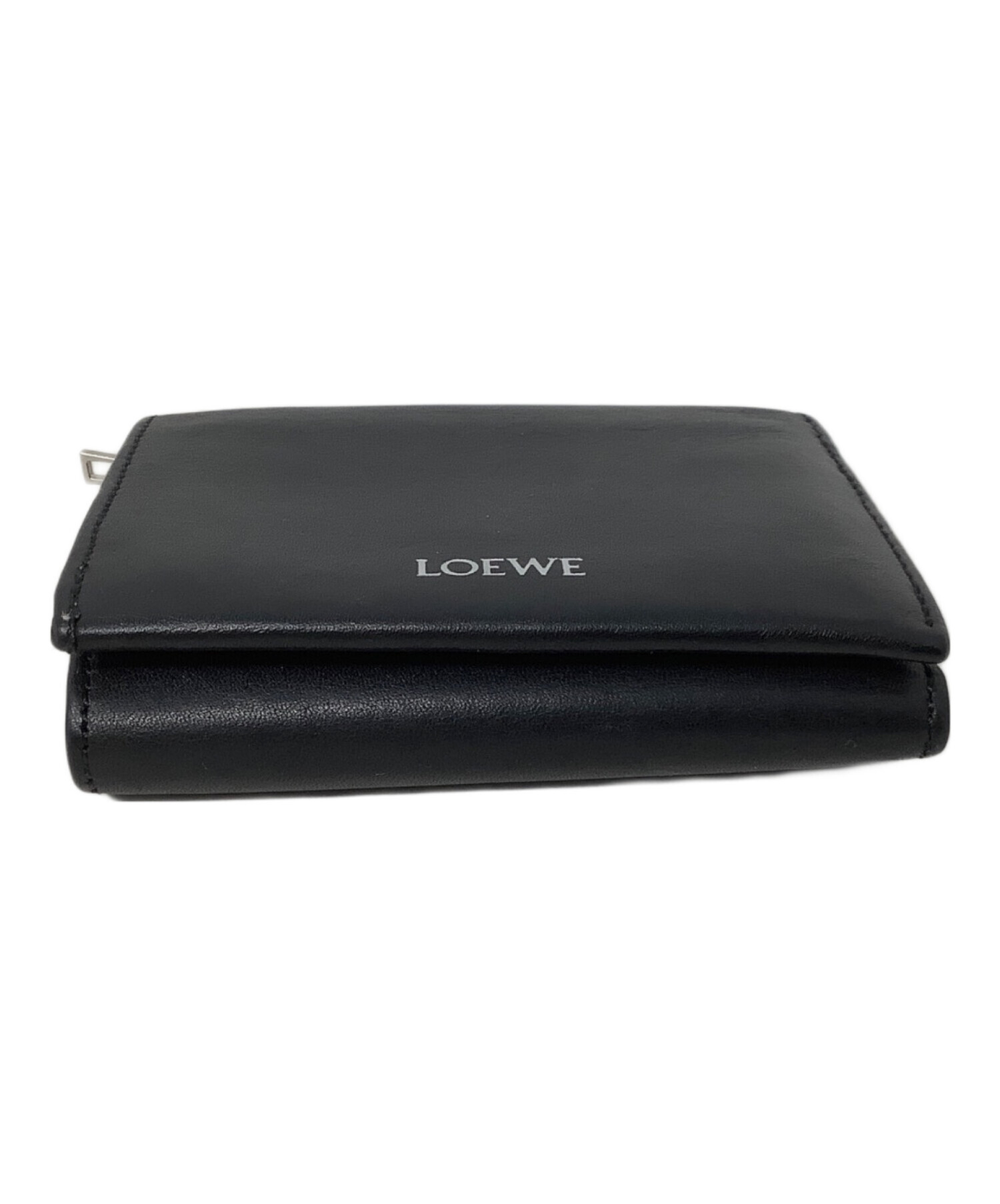 中古・古着通販】LOEWE (ロエベ) LOEWE 3つ折り財布 ブラック 