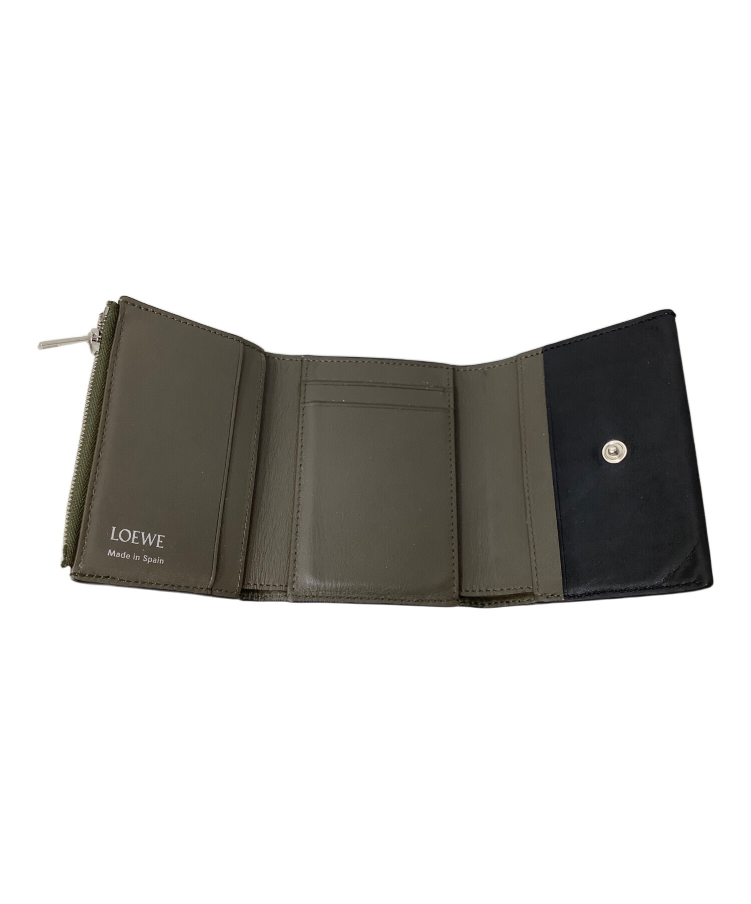 中古・古着通販】LOEWE (ロエベ) LOEWE 3つ折り財布 ブラック