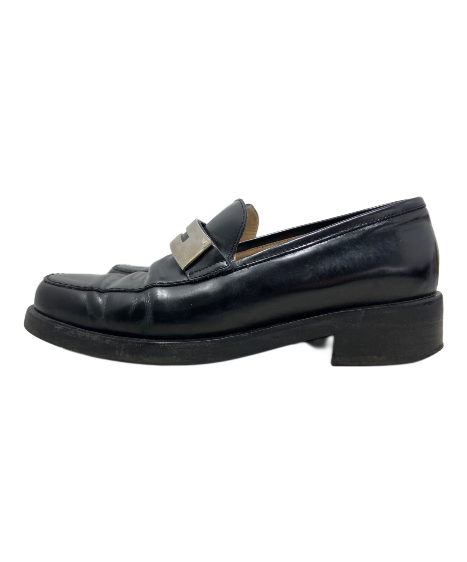 中古・古着通販】GUCCI (グッチ) GUCCI ビットローファー ブラック